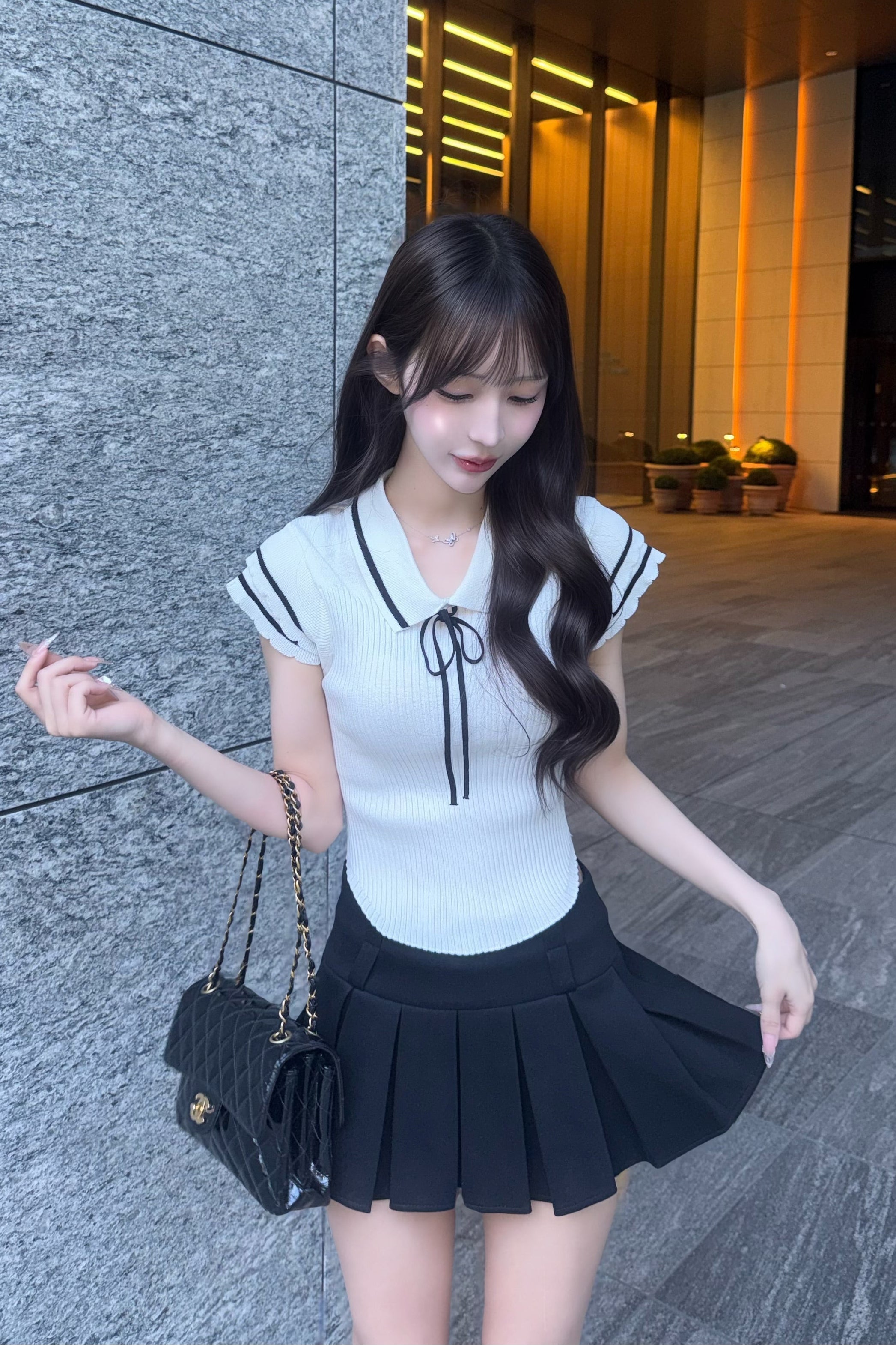 セーラーニットトップス KR14916