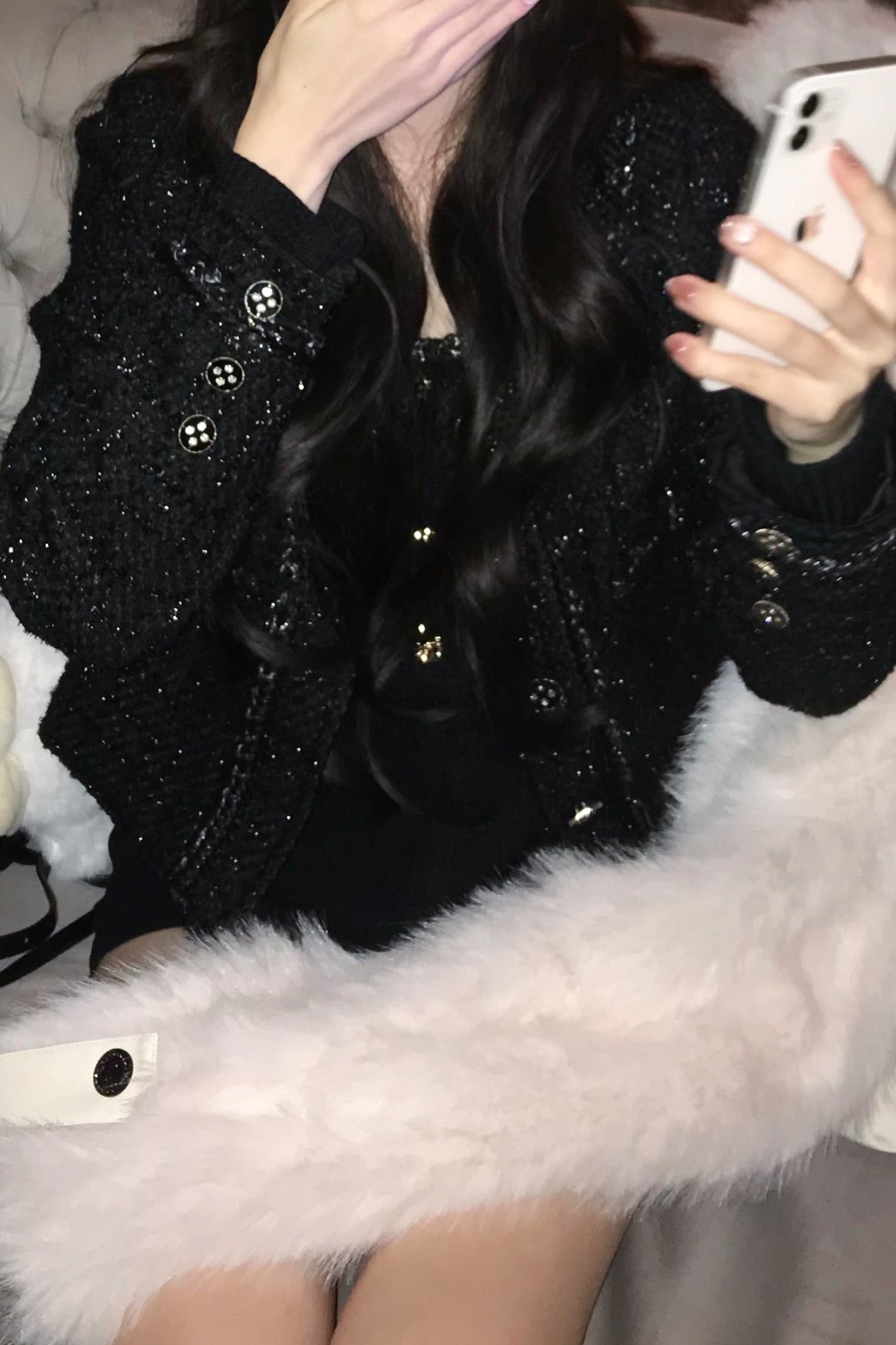 ラメツイードジャケット KR30105