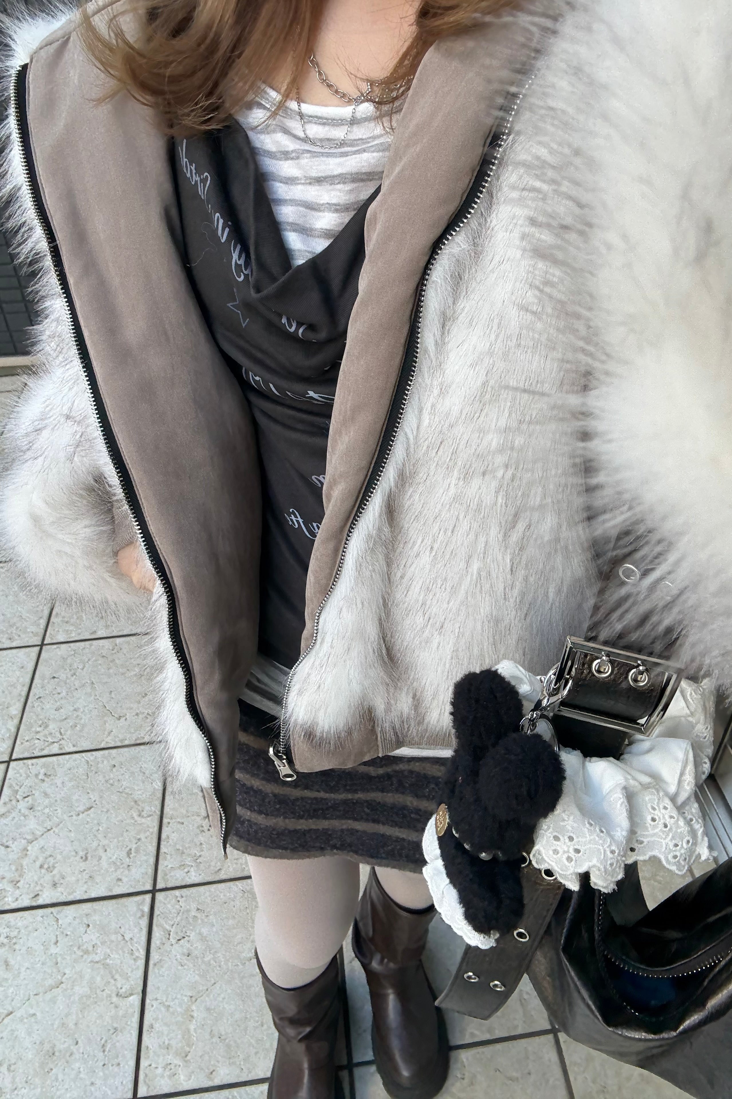 レイヤードドレープトップス KR13696