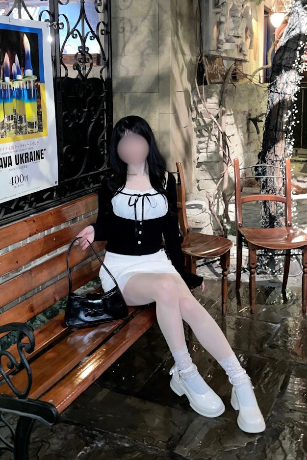 リボンフレンチカットソー KR14443