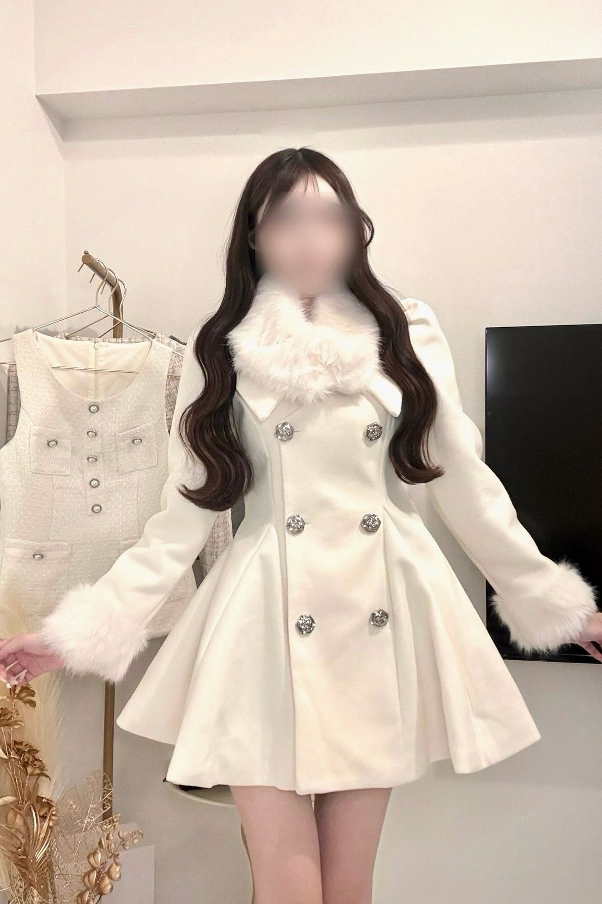 ファースリーブコート KR30187