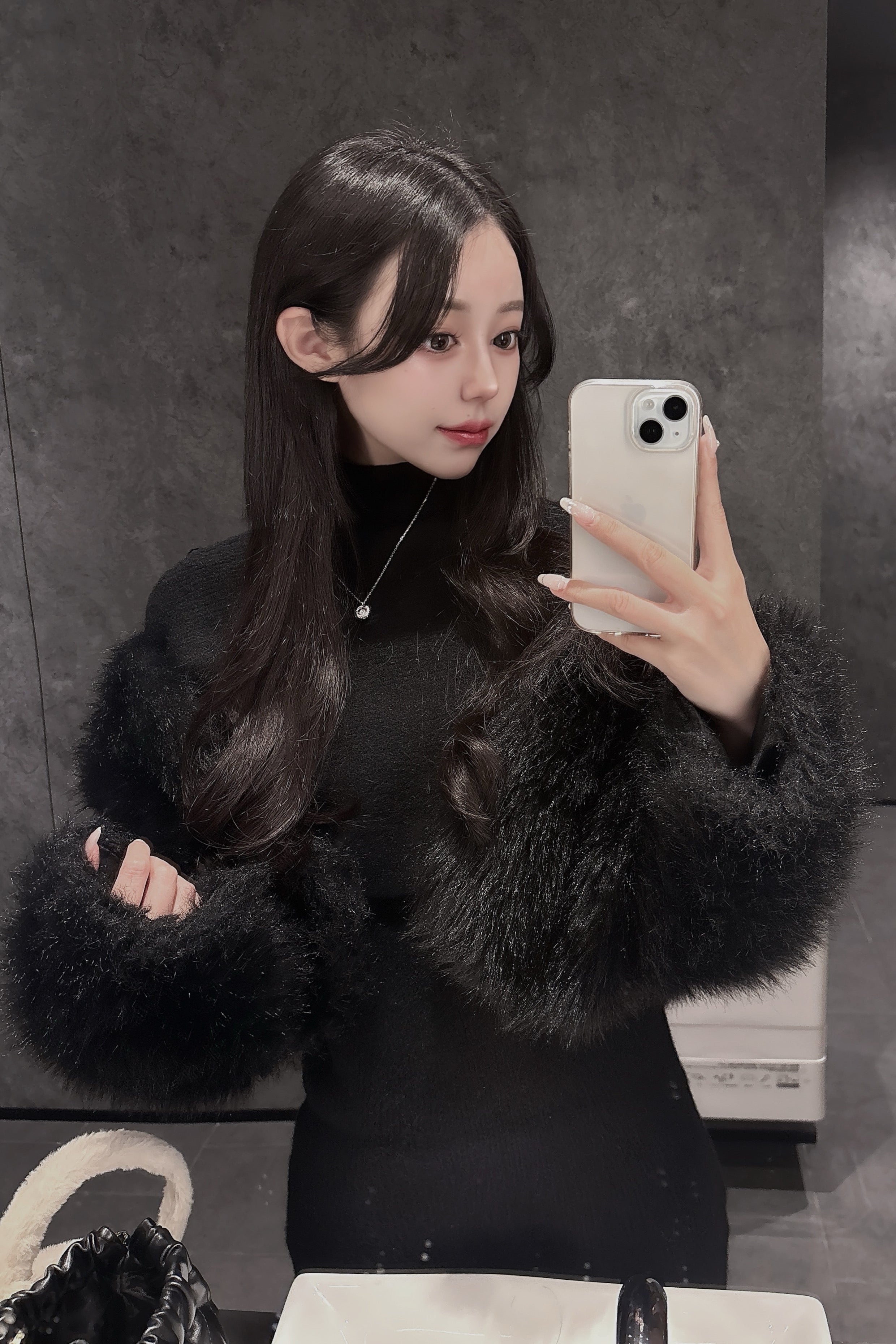 シンプルニットセットワンピース KR12522