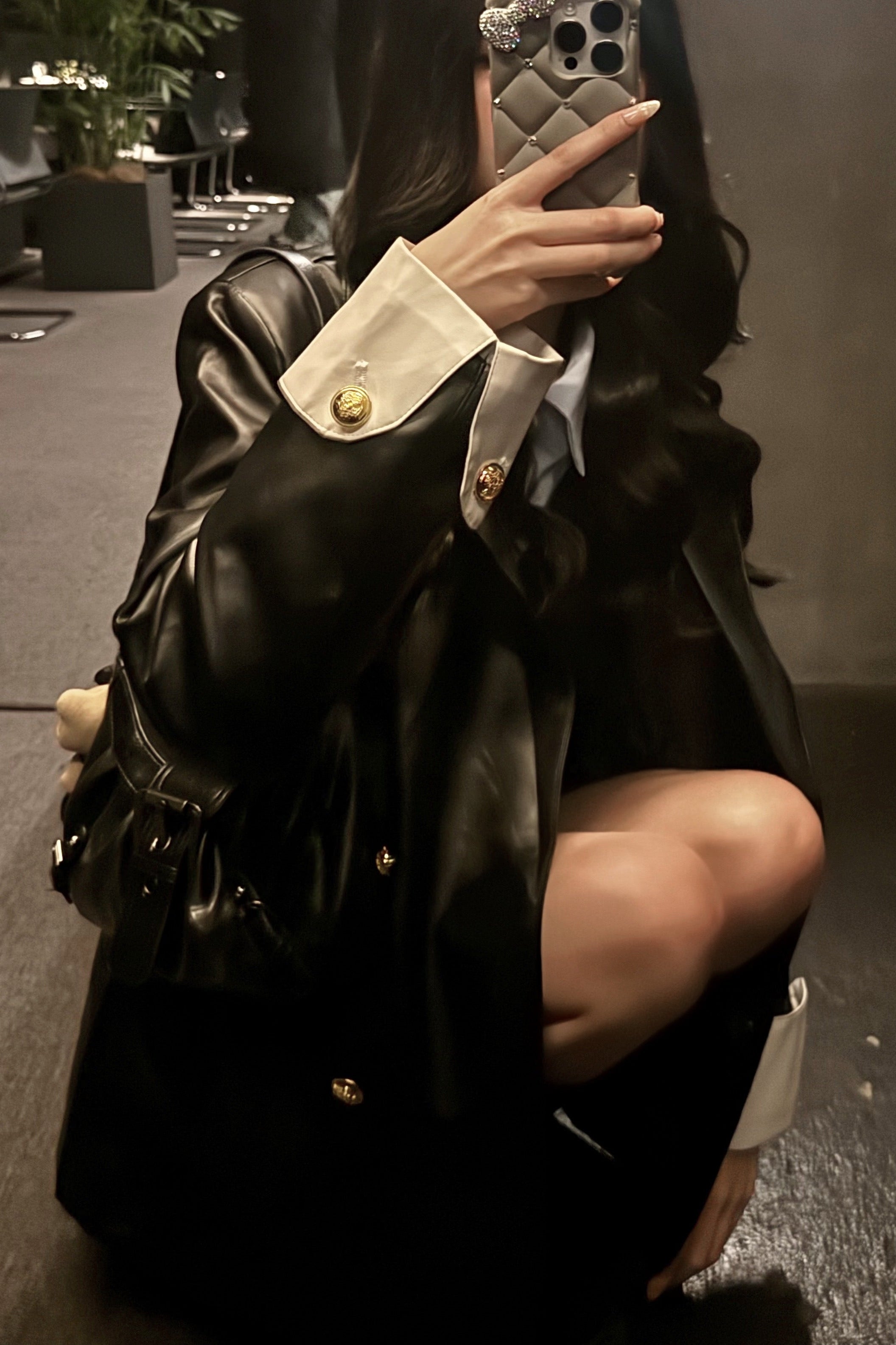 オーバーレザージャケット KR30194