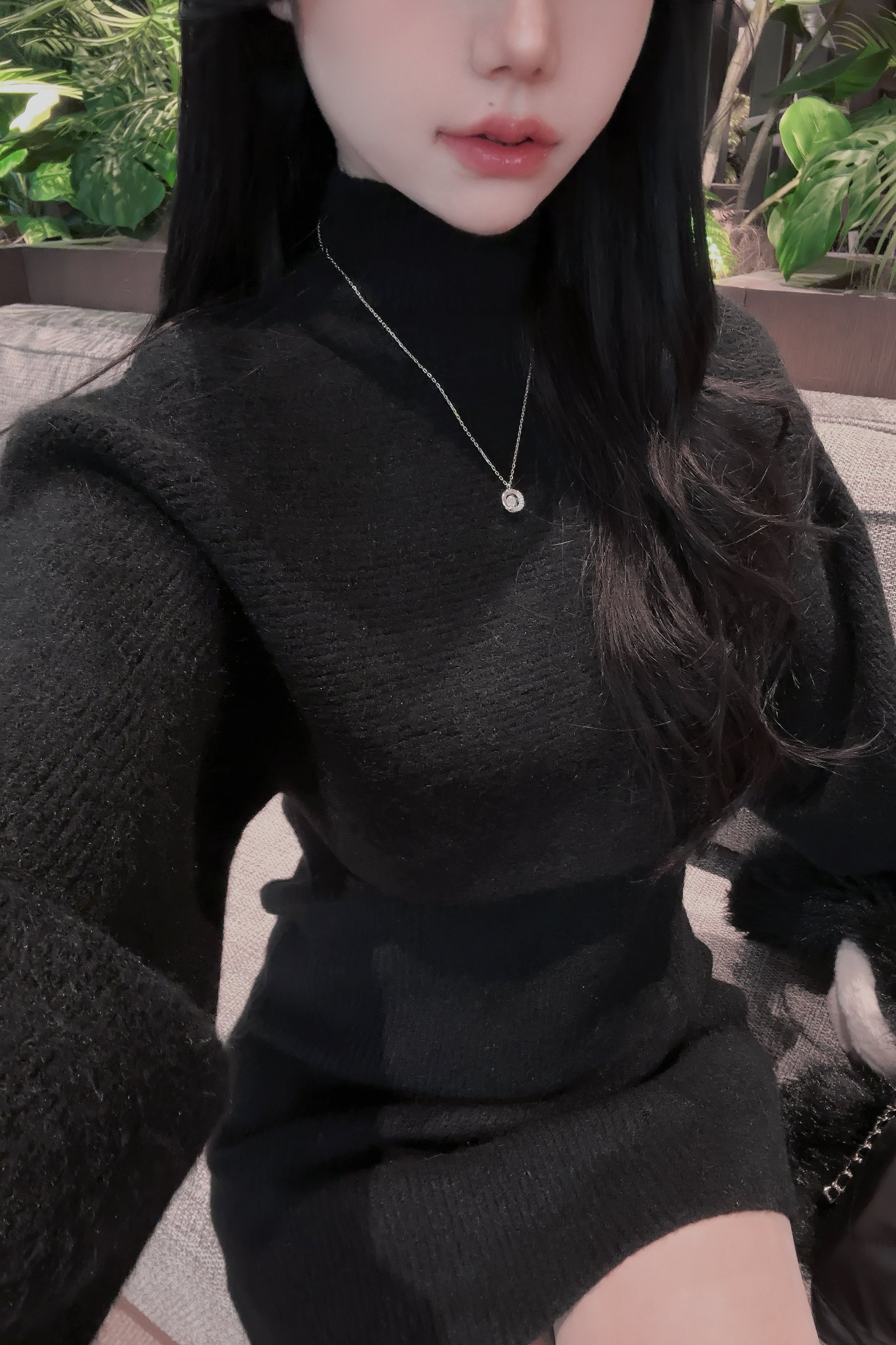 シンプルニットセットワンピース KR12522