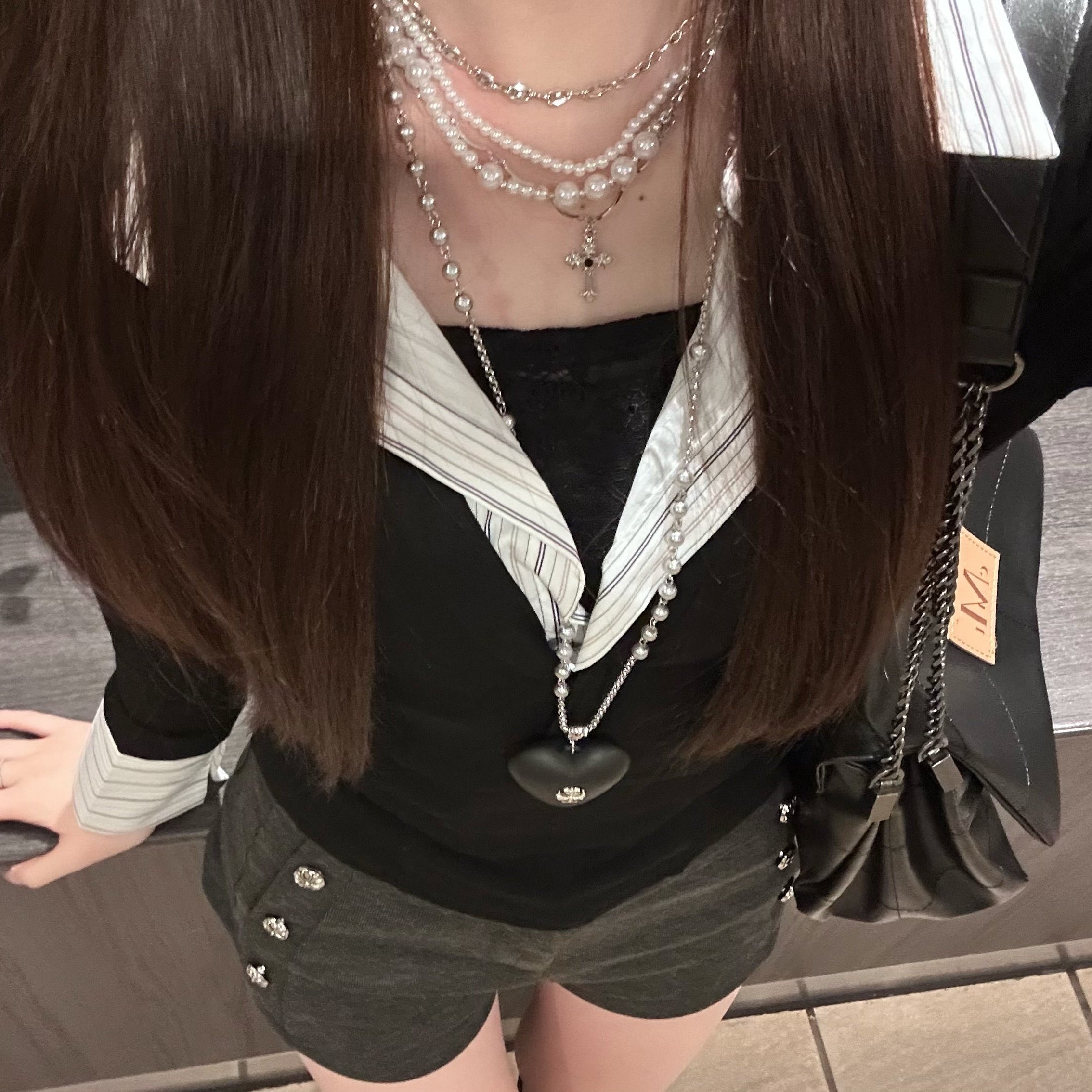 サイドボタンショートパンツ KR14097