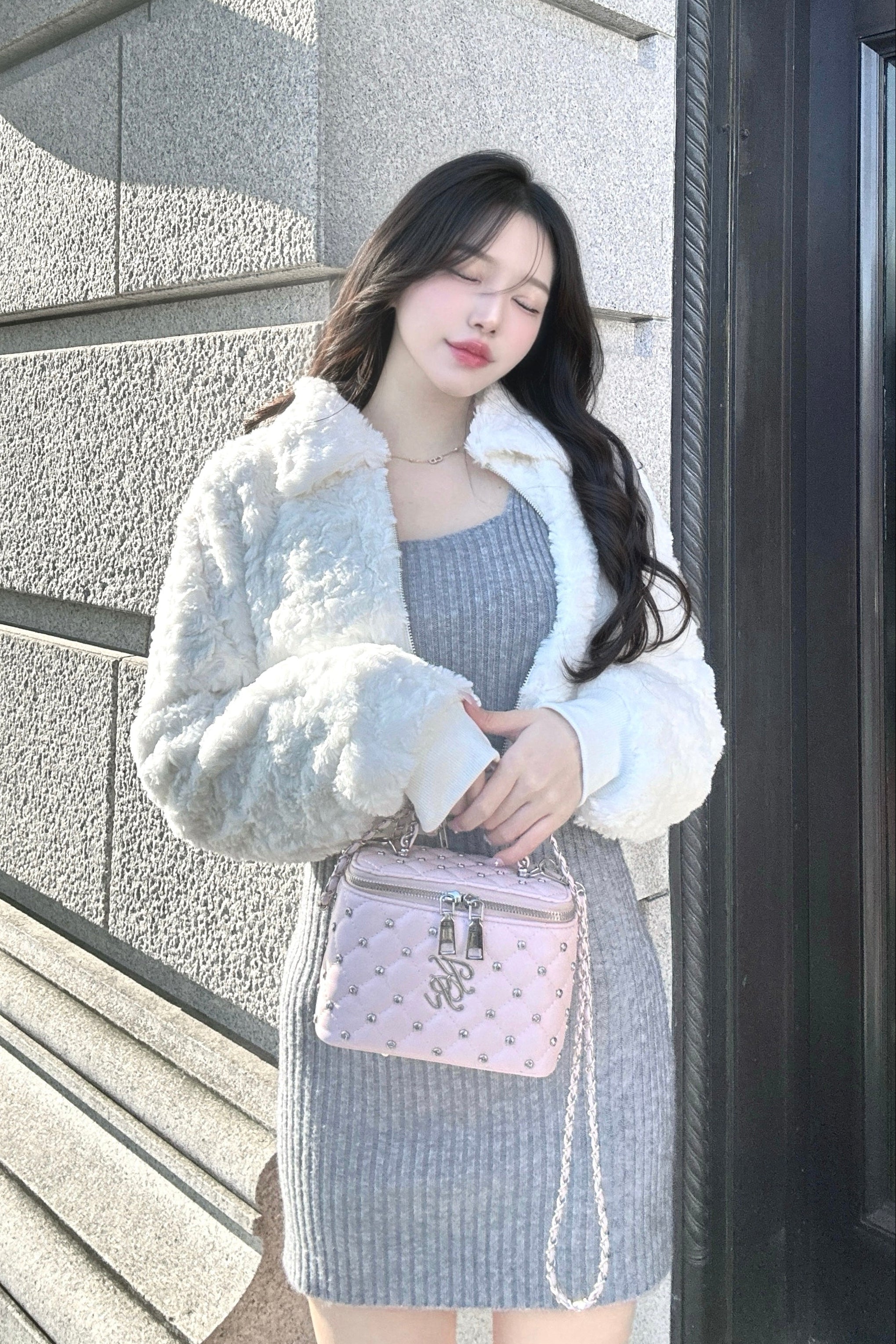 クロップドボアブルゾン KR30248