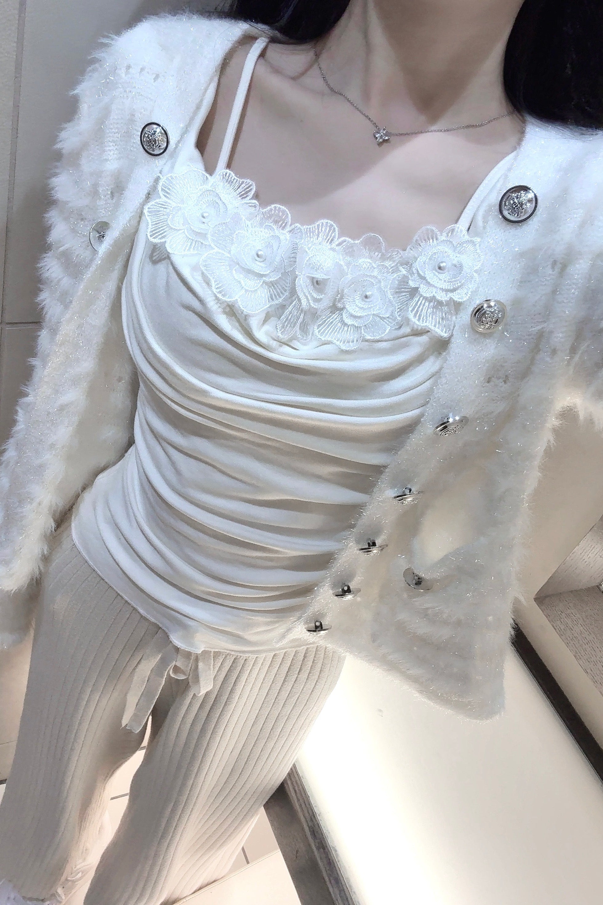 フラワーデザイントップス KR12728