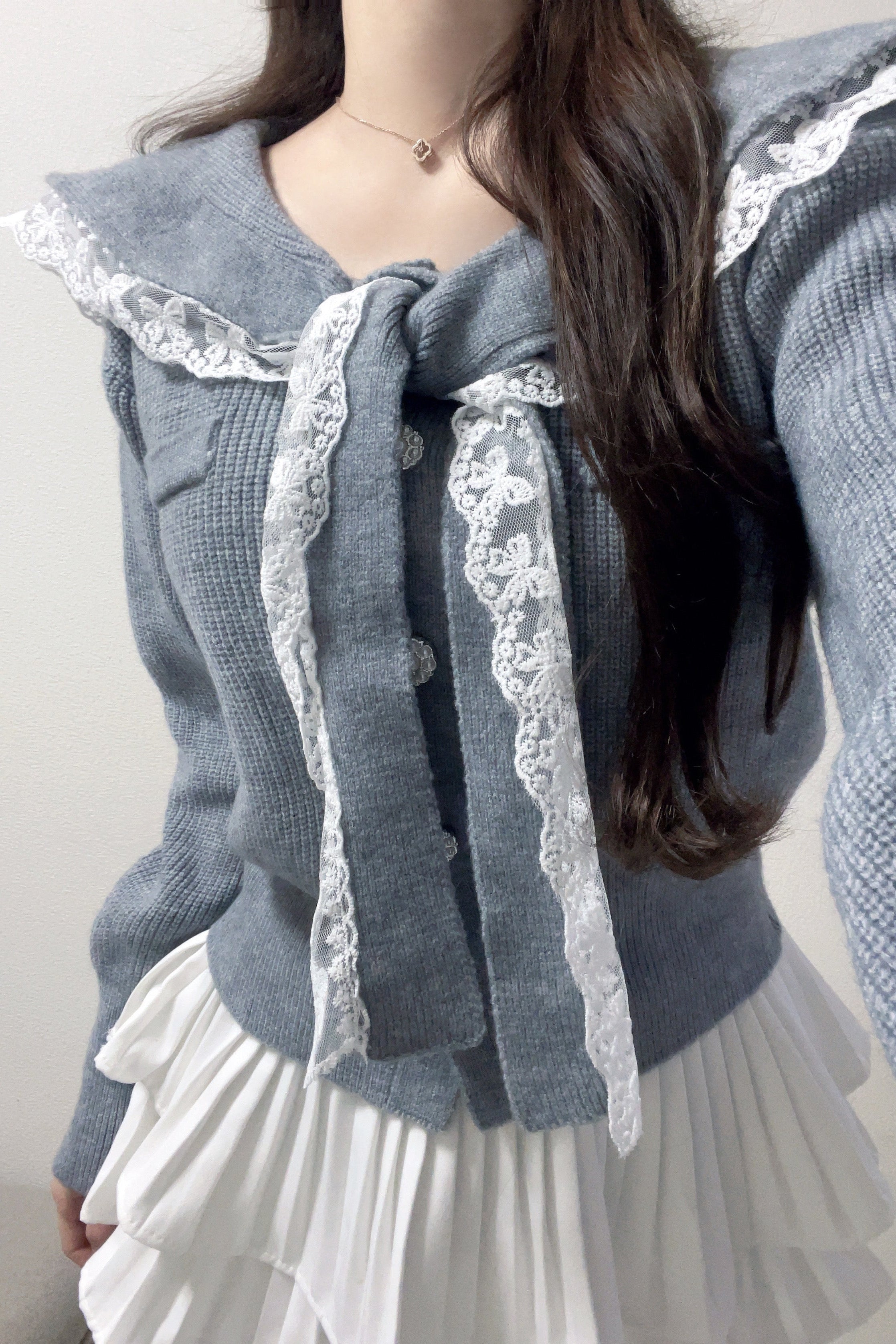 レースセーラーカーディガン KR13785