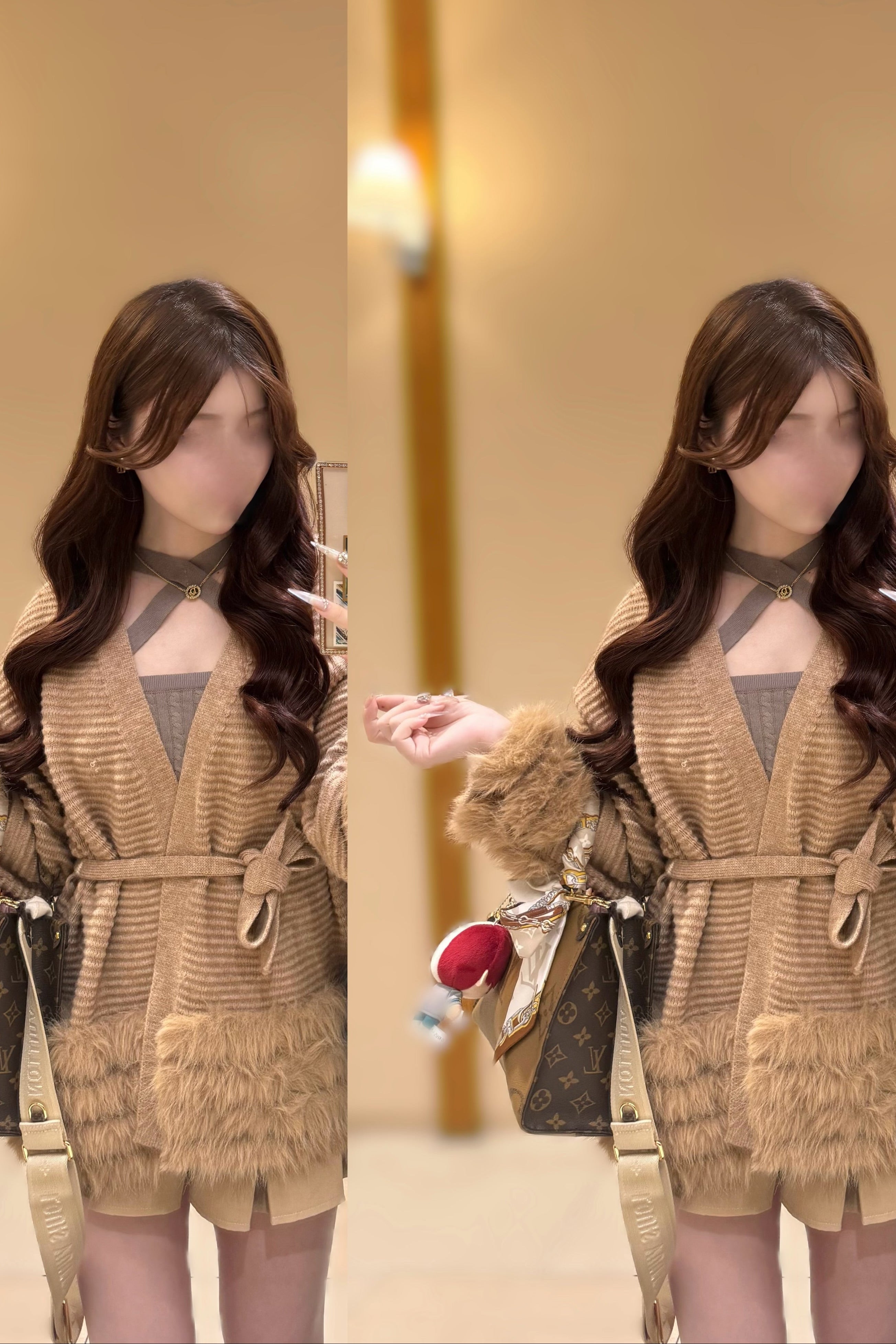 スリーブフェザーカーディガン KR30162