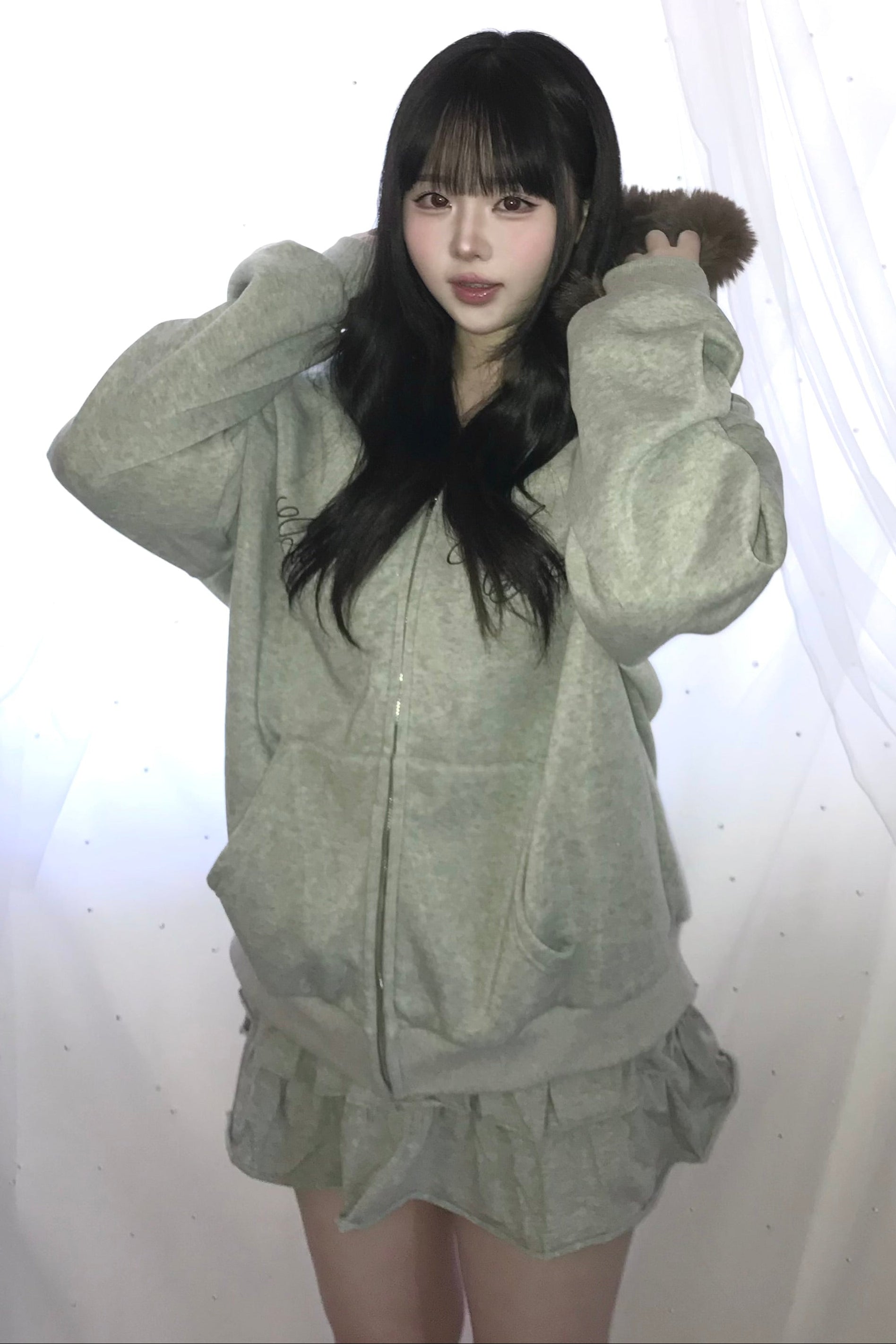 ロゴファーパーカー KR13439