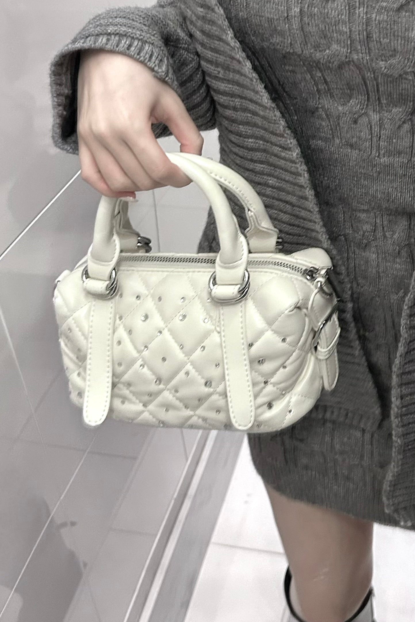 ラインストーンミニバッグ KR13640