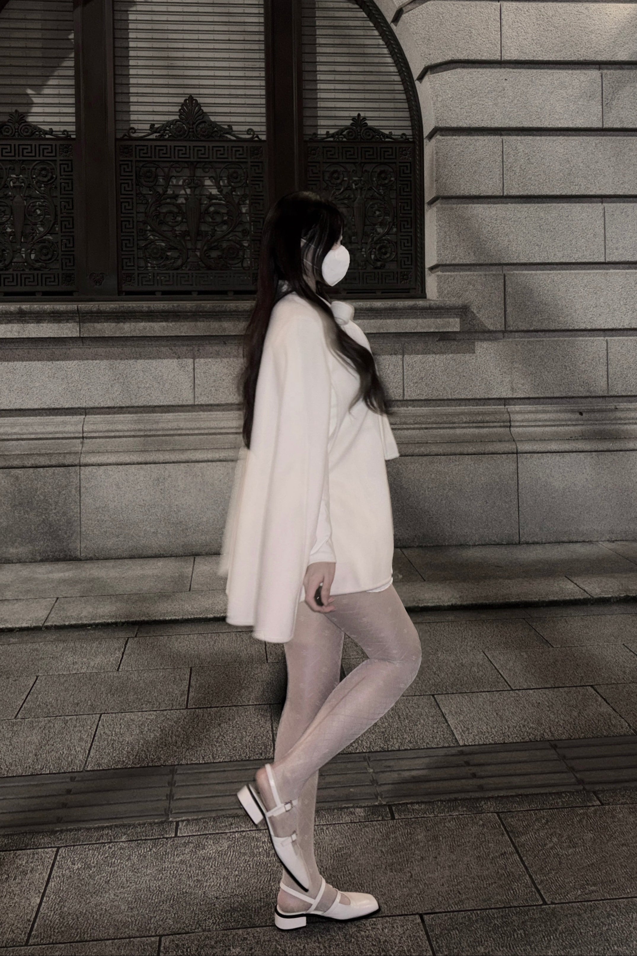 リボンケープコート KR30361