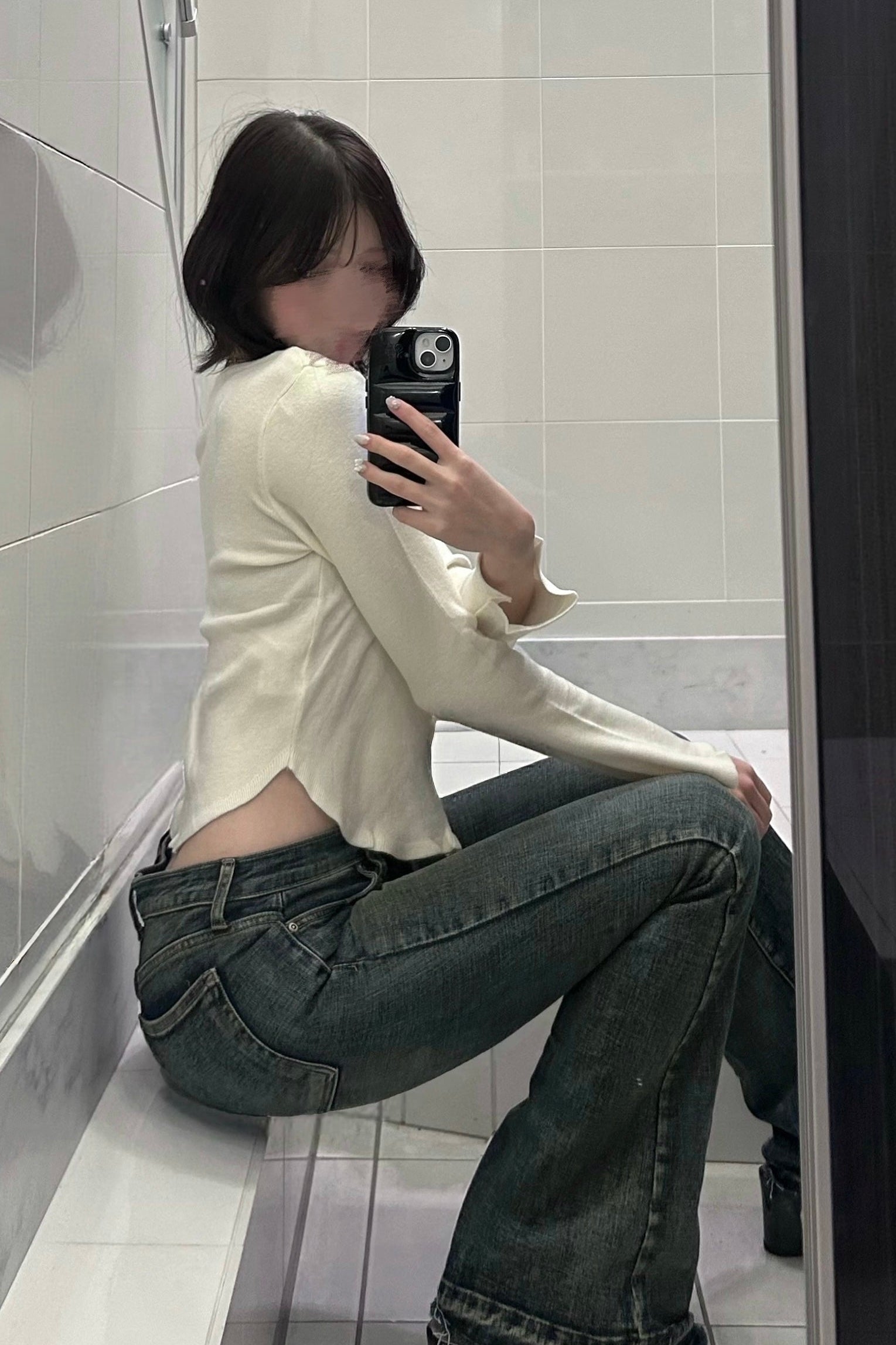 フロントモチーフニット KR13638