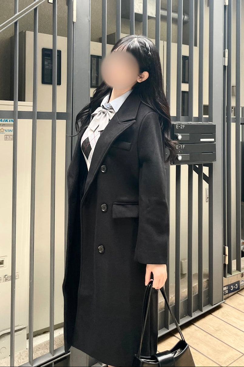 シンプルチェスターコート KR30253