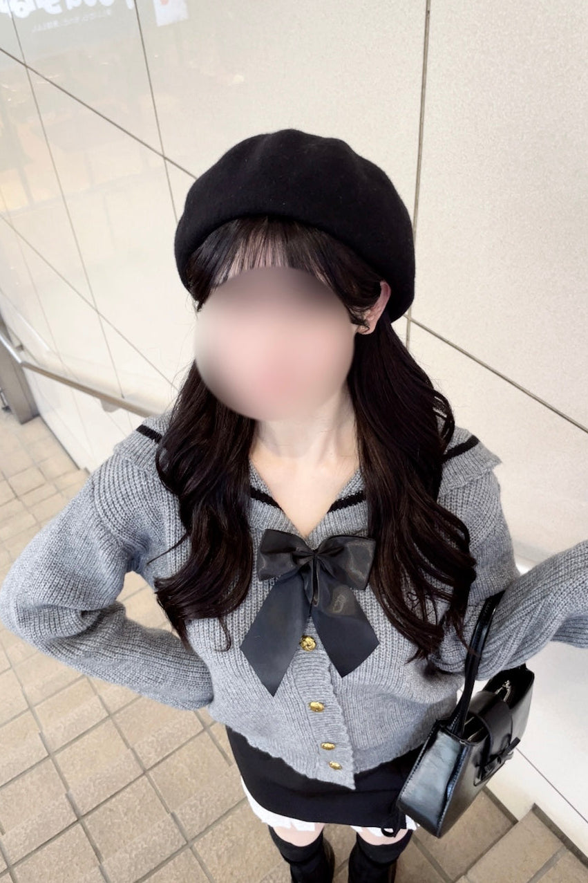 フロントリボンセーラーカーディガン KR13741