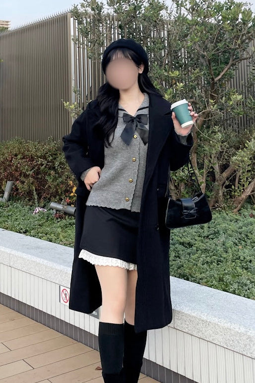 シンプルチェスターコート KR30253