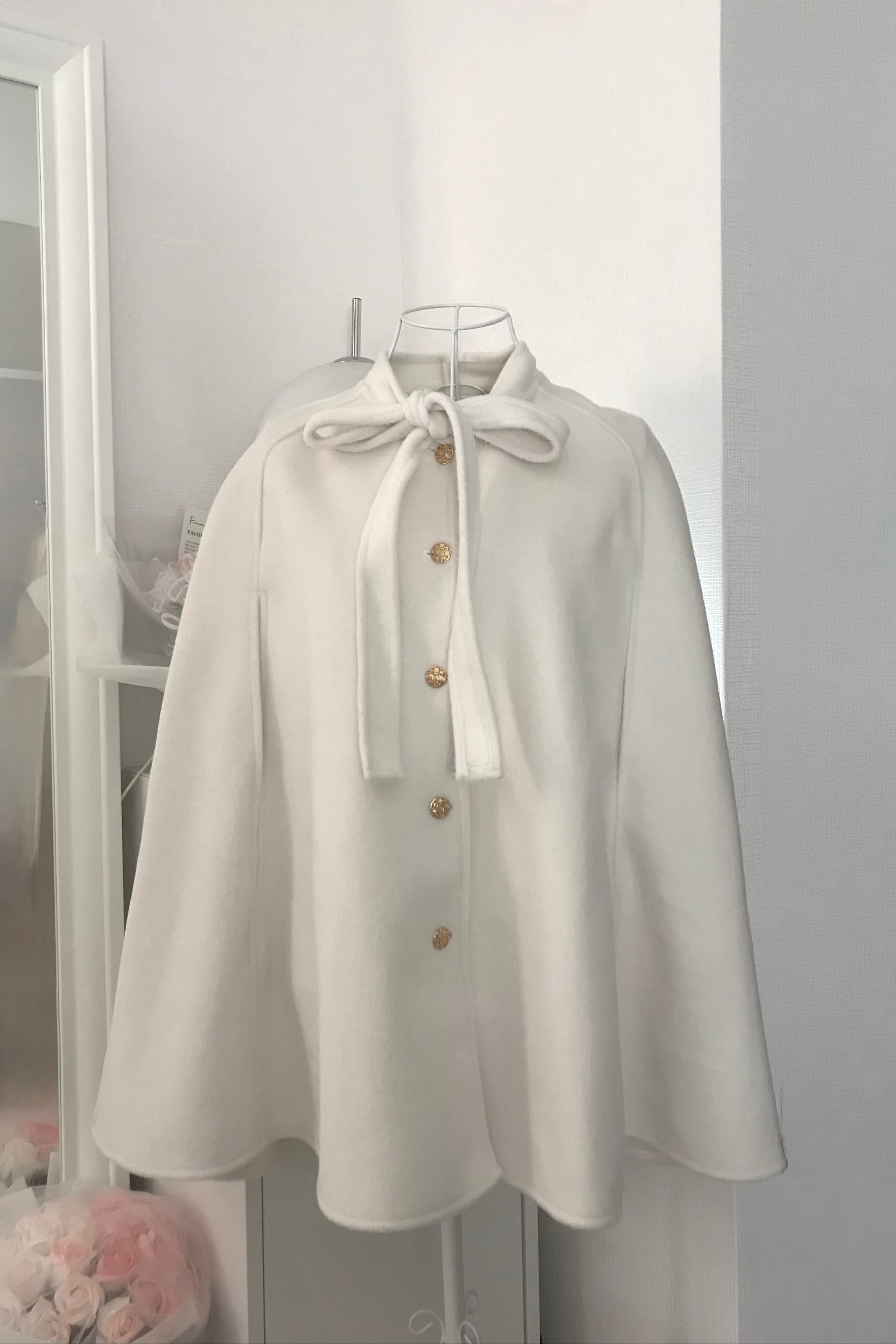 リボンケープコート KR30361