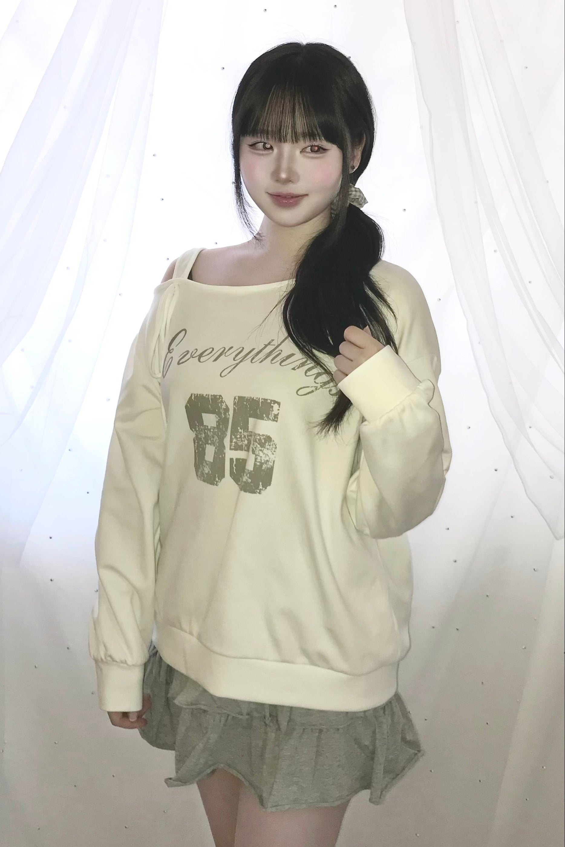 ナンバーロゴスウェット KR13431