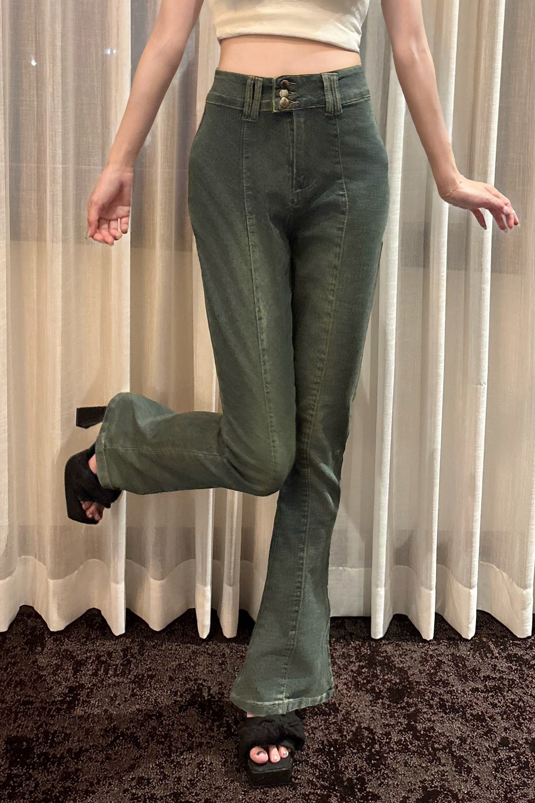 センターラインデニムパンツ KR15109
