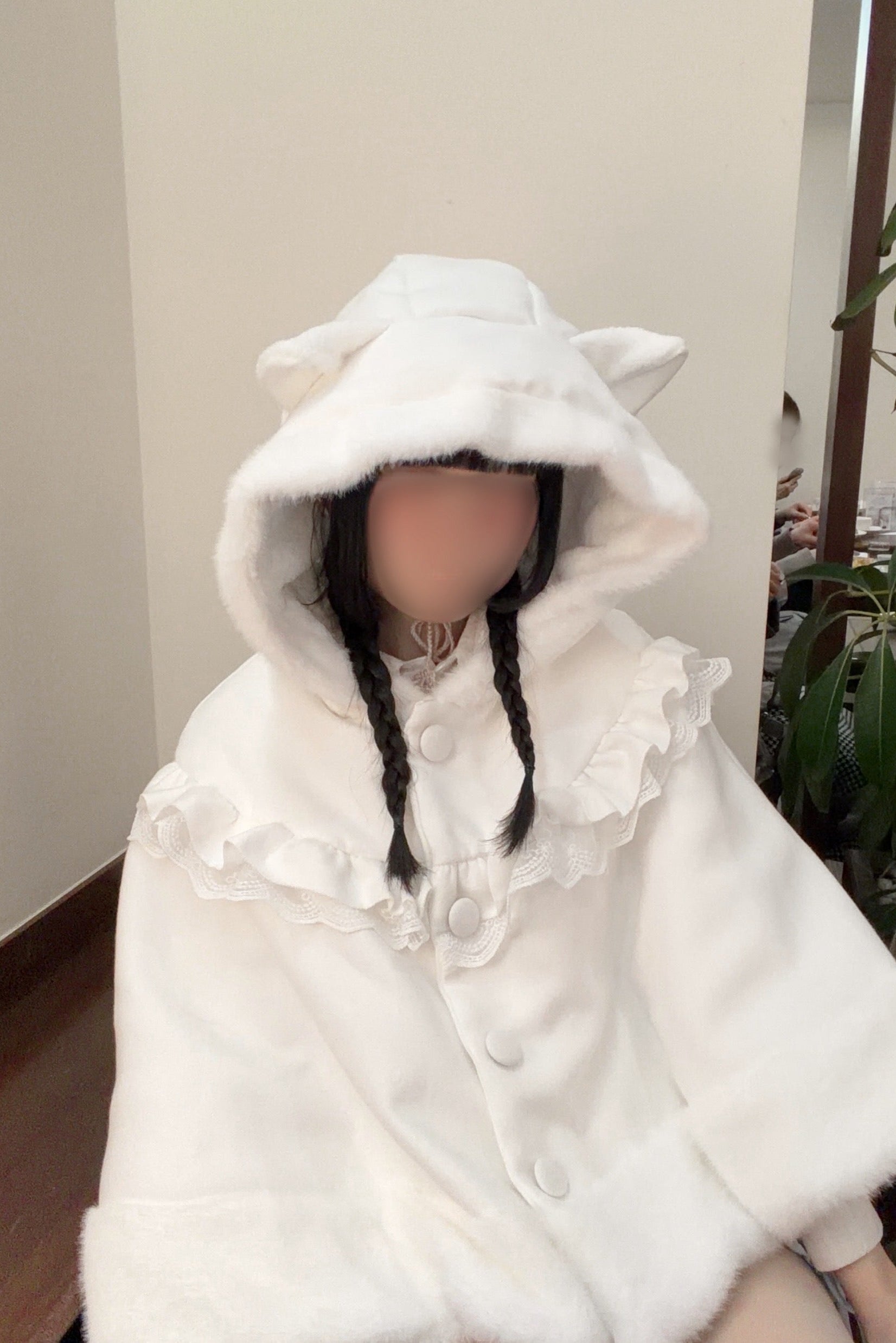 猫耳ケープコート KR30340