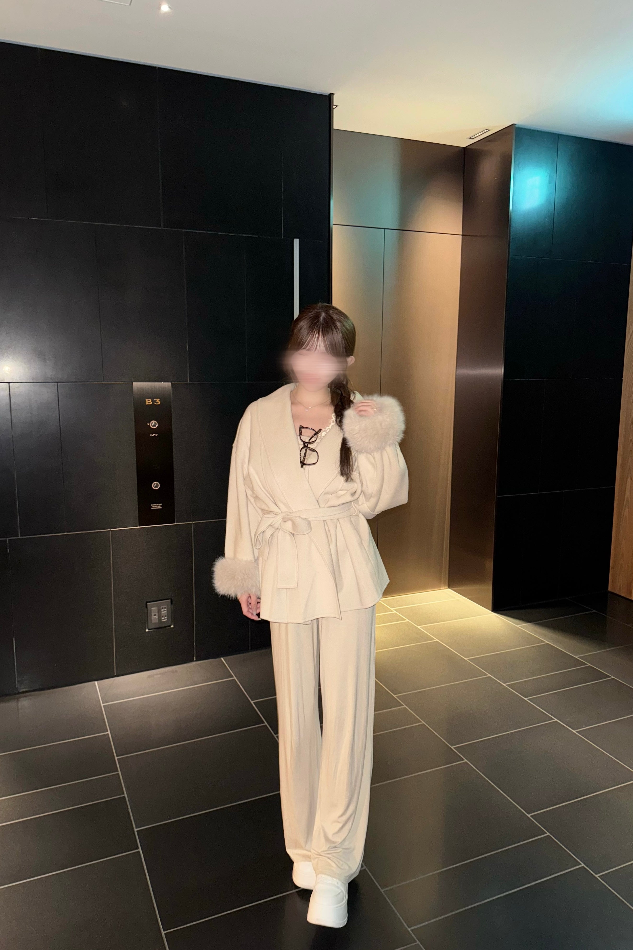 ラグジュアリーファーコート KR12568