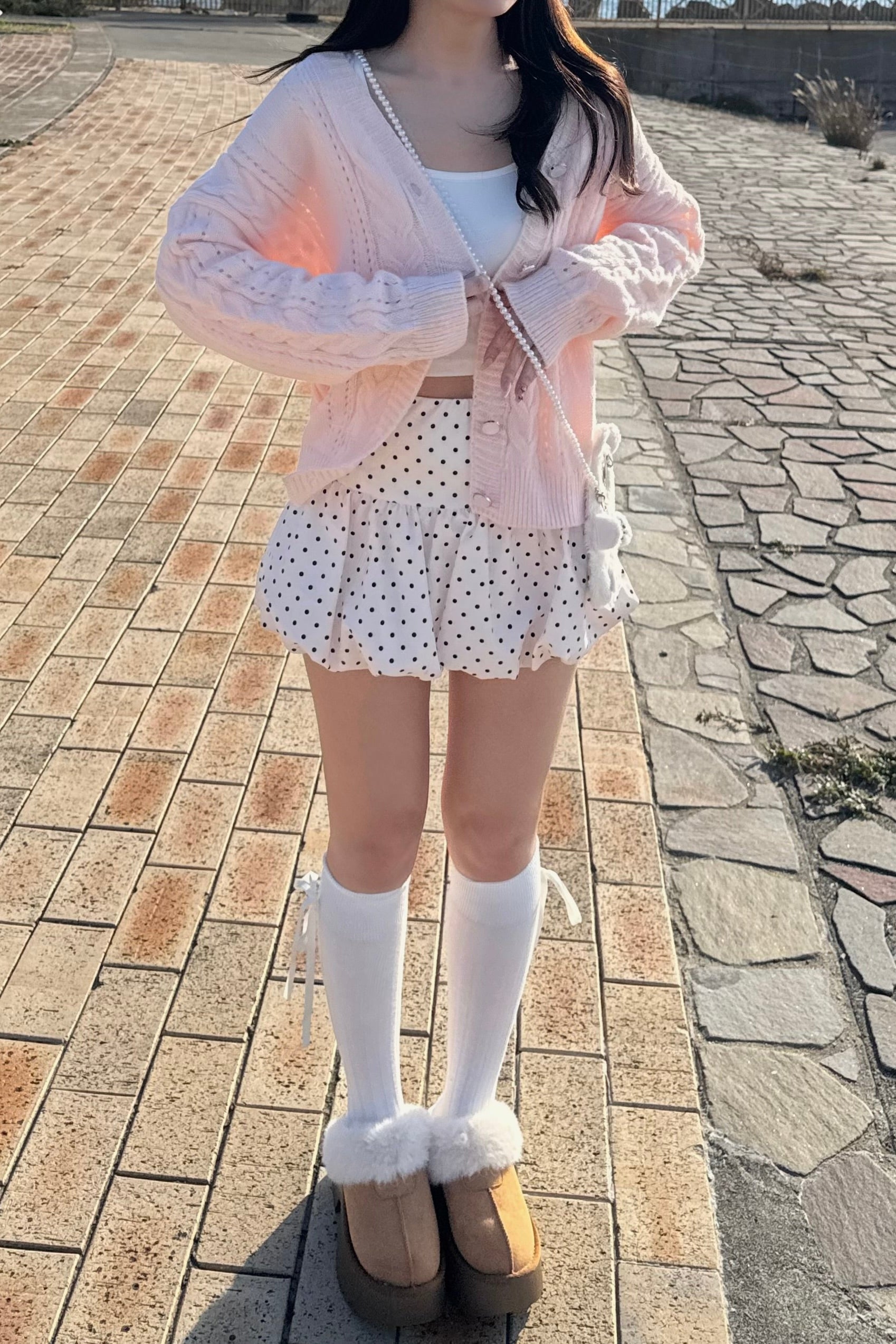 ケーブルニットカーディガン KR13698