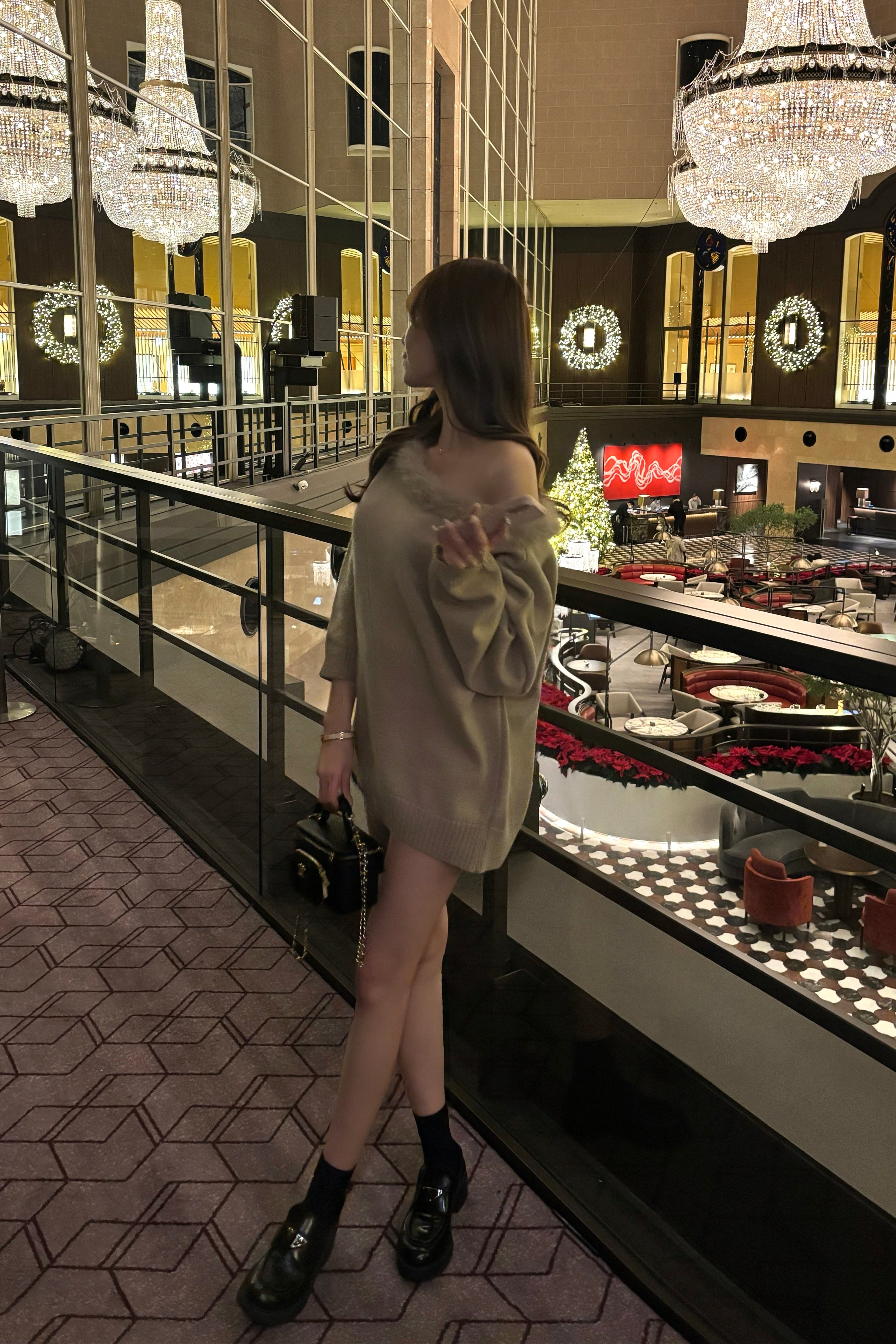 ワンショルルーズニットセットアップ KR30425