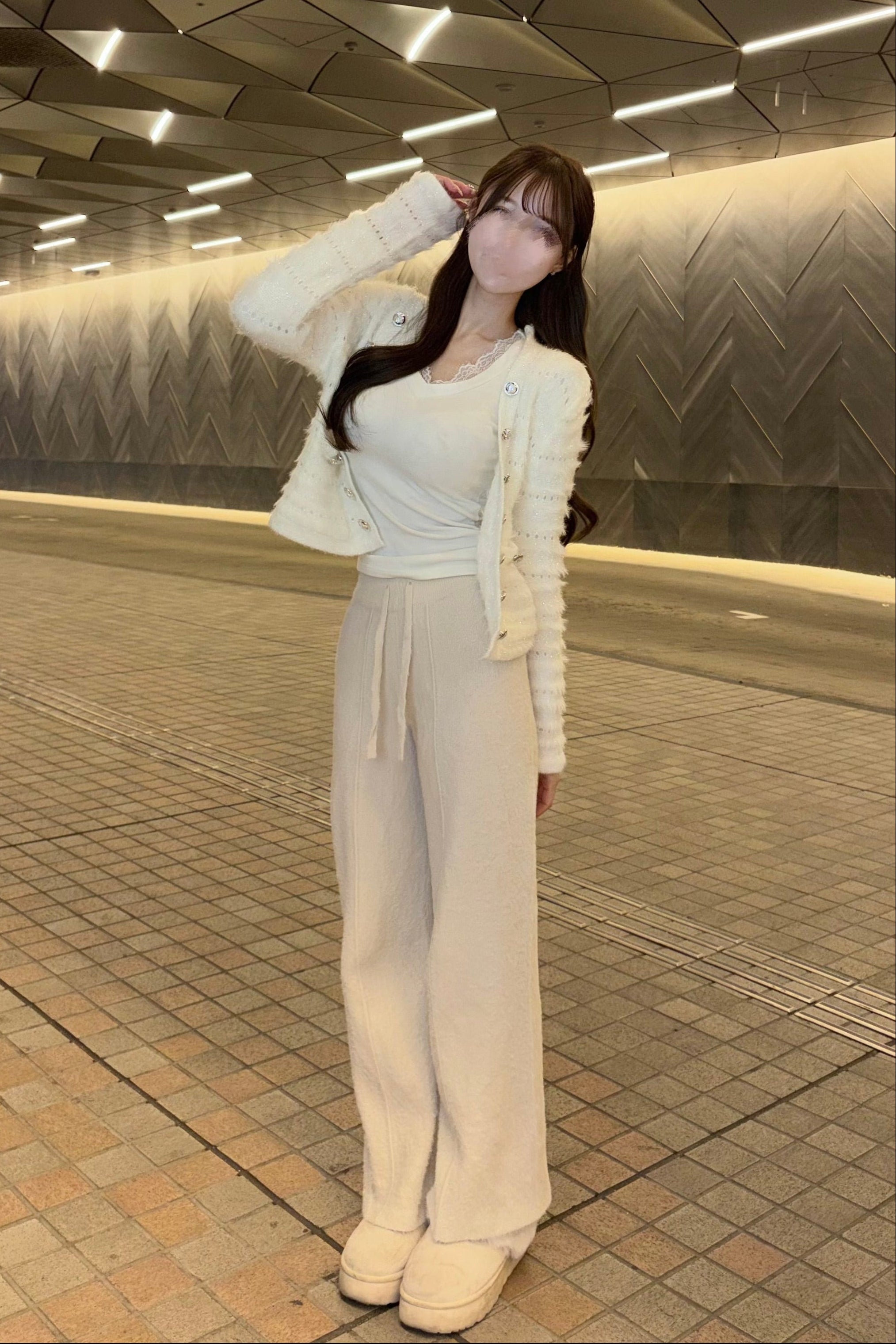 ベーシックニットパンツ KR13817