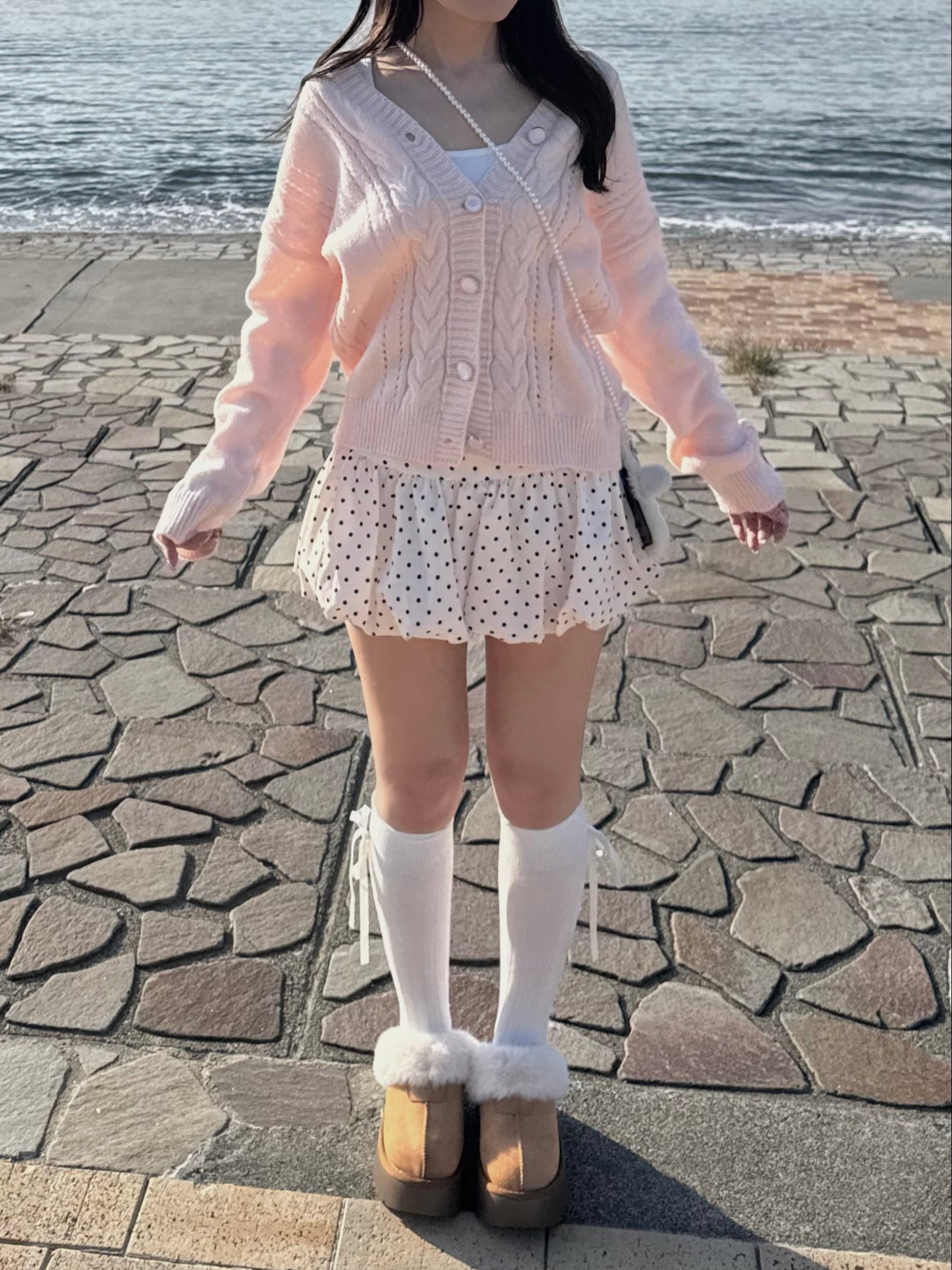 ケーブルニットカーディガン KR13698