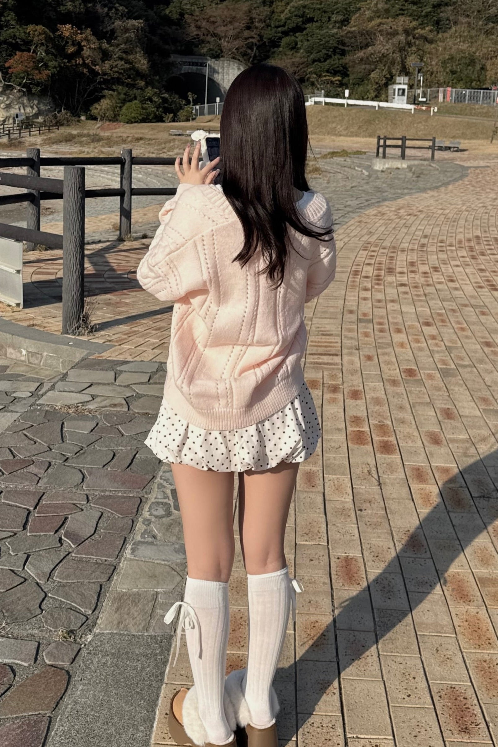 ケーブルニットカーディガン KR13698