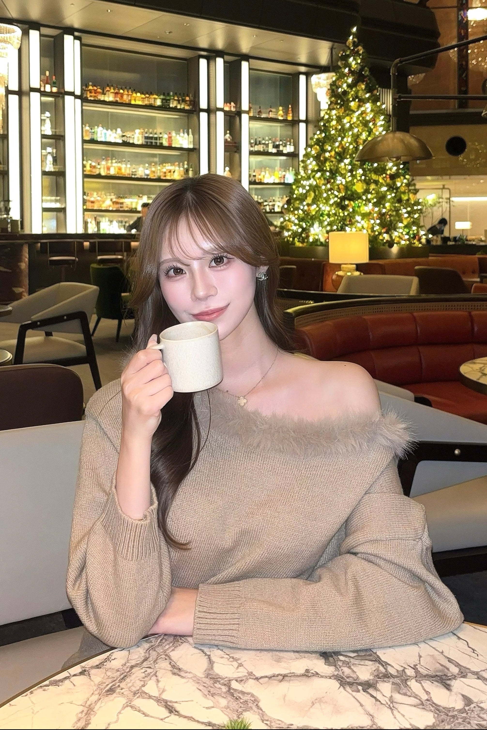 ワンショルルーズニットセットアップ KR30425