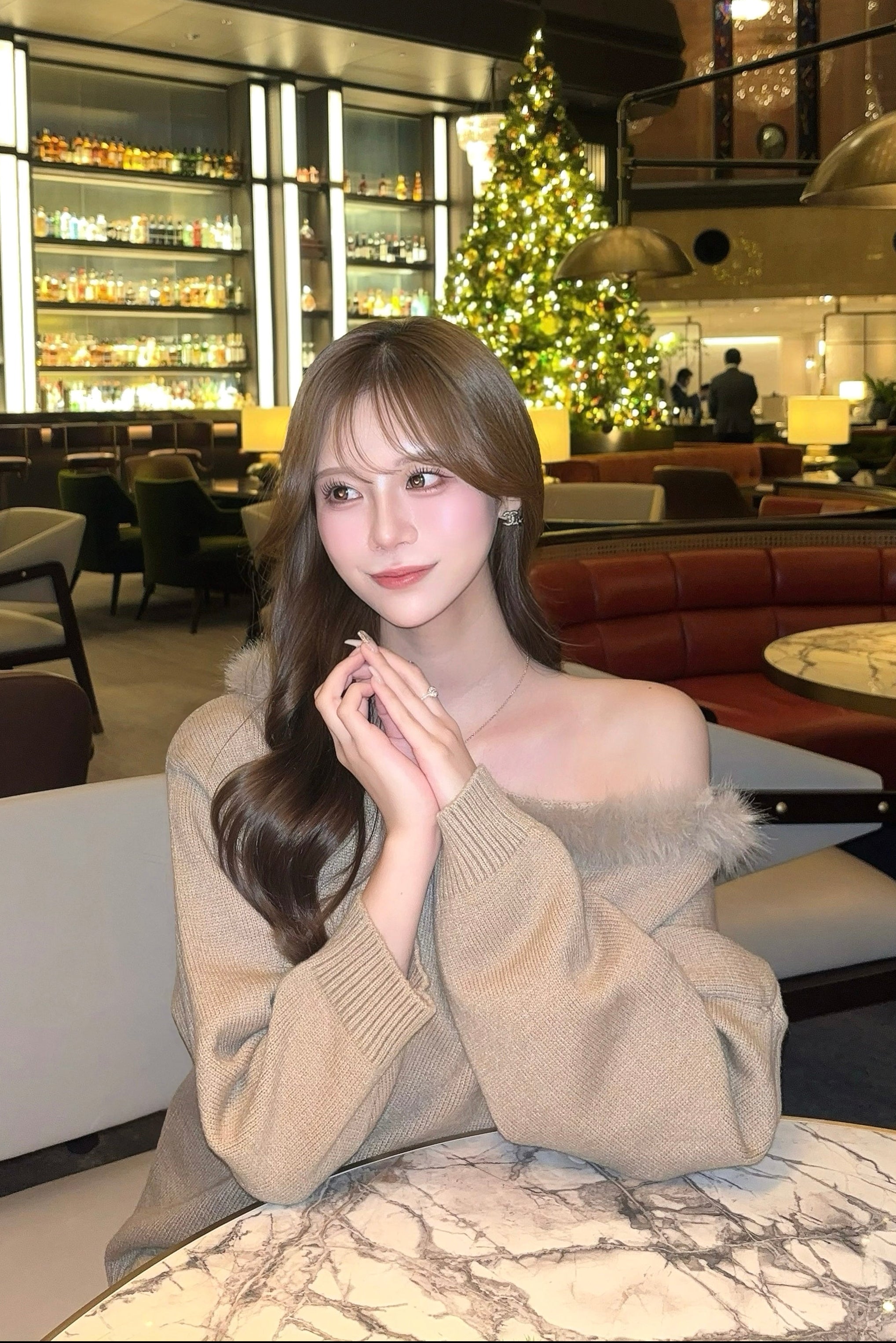 ワンショルルーズニットセットアップ KR30425