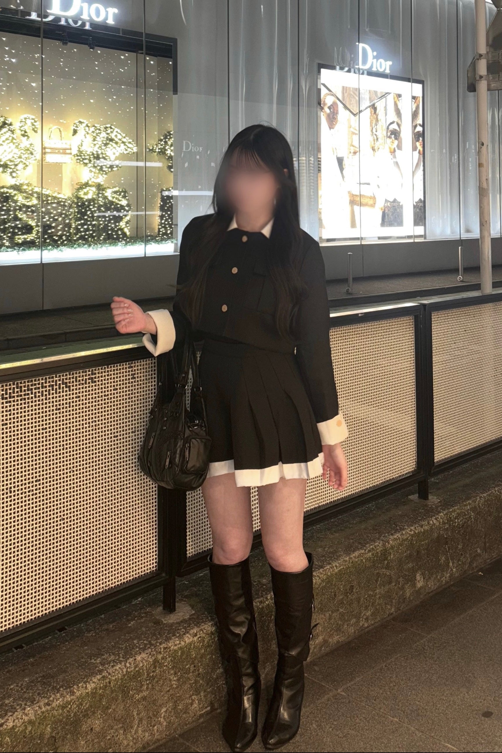 バイカラークロップドセットアップ KR30100