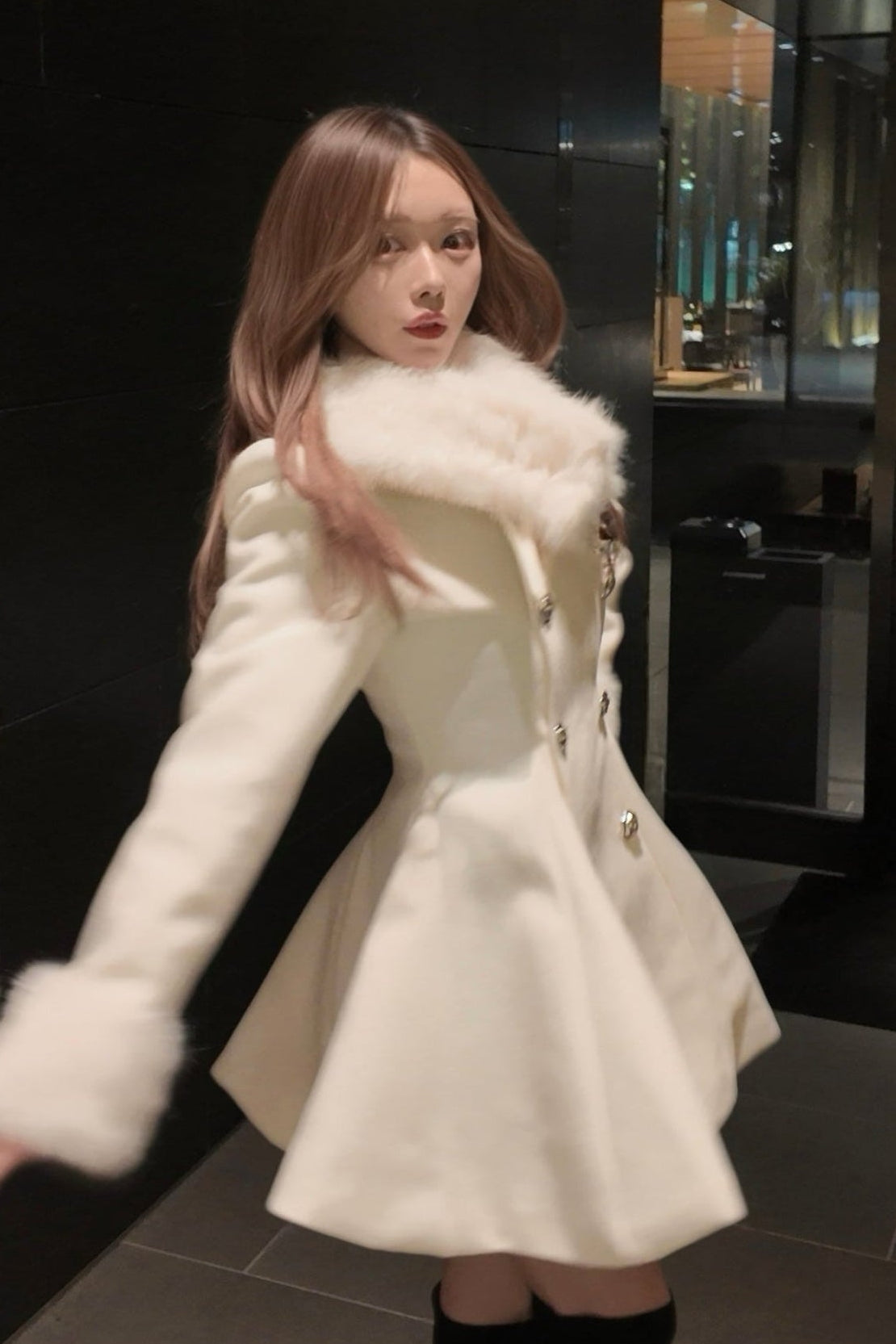 スリーブファープリンセスコート KR13525