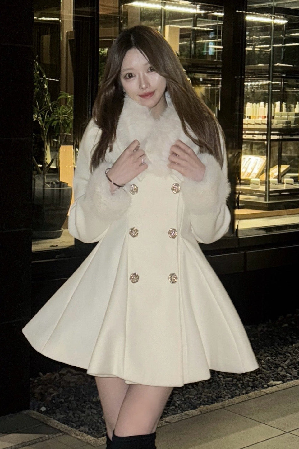 スリーブファープリンセスコート KR13525