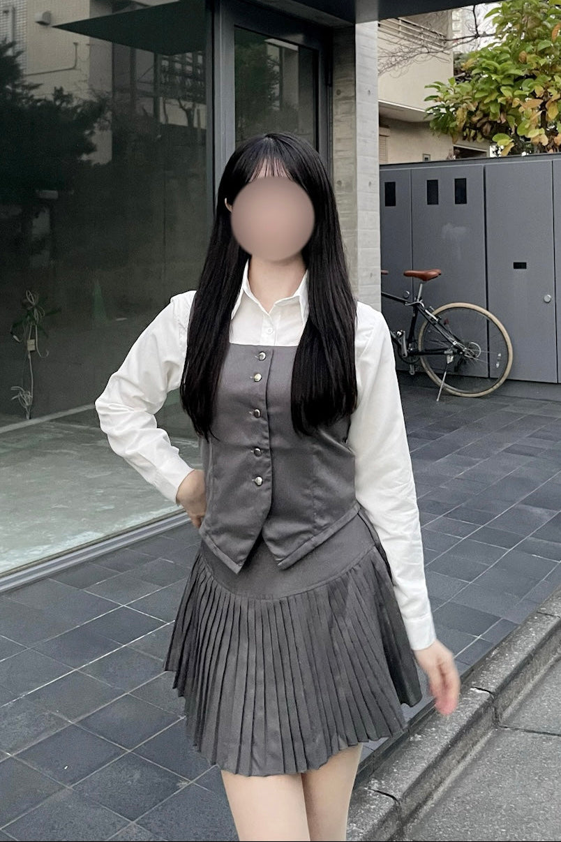 スリーピースプリーツセットアップ KR30251