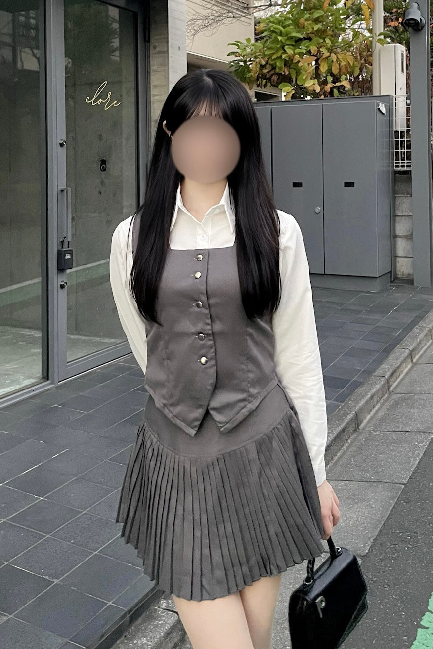 スリーピースプリーツセットアップ KR30251