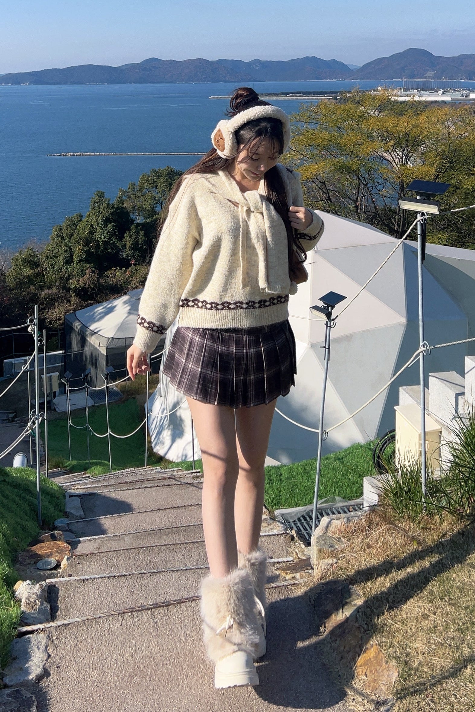 チェックプリーツミニスカート KR13787