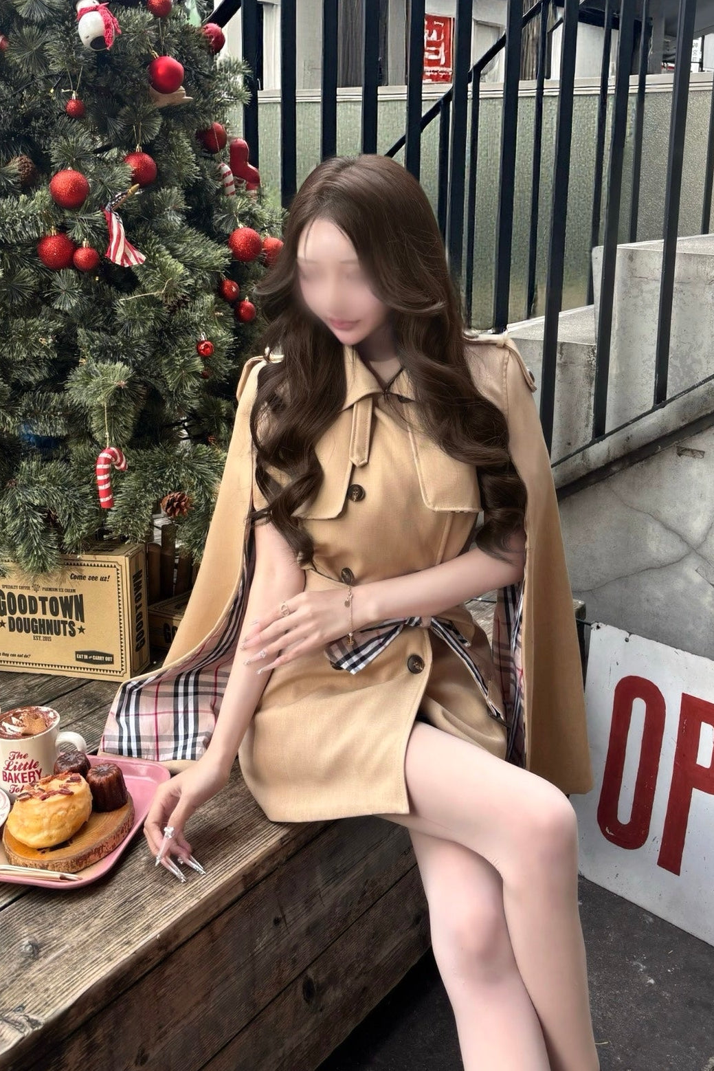 トレンチケープコート KR30295