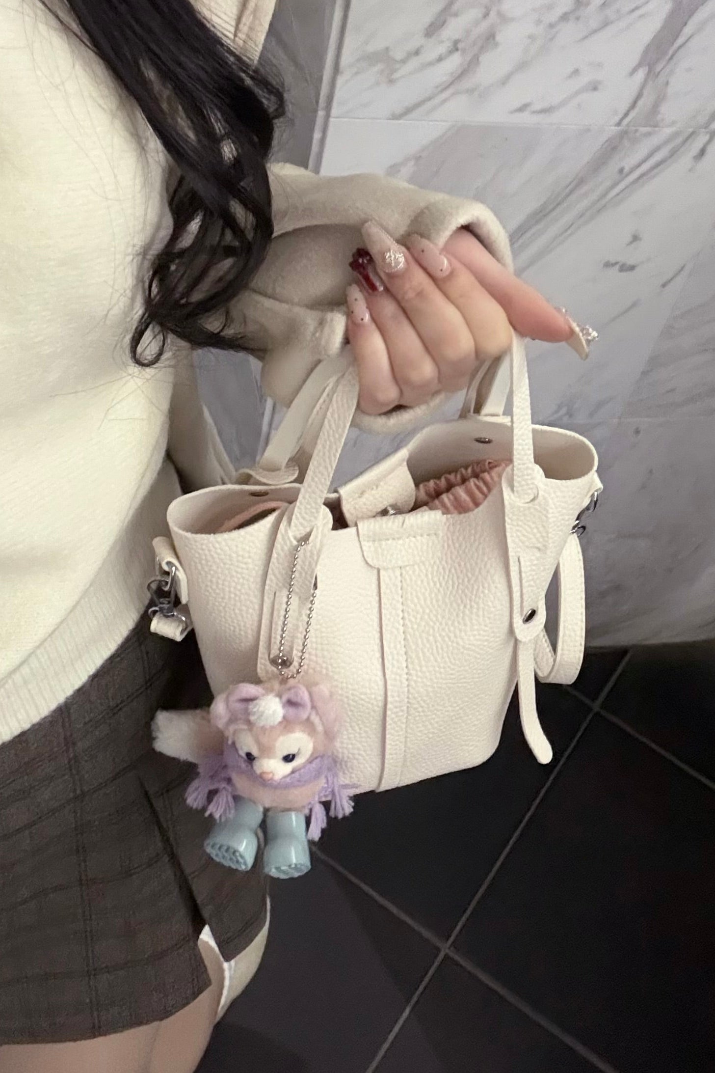 シンプルレザーバッグ KR13625