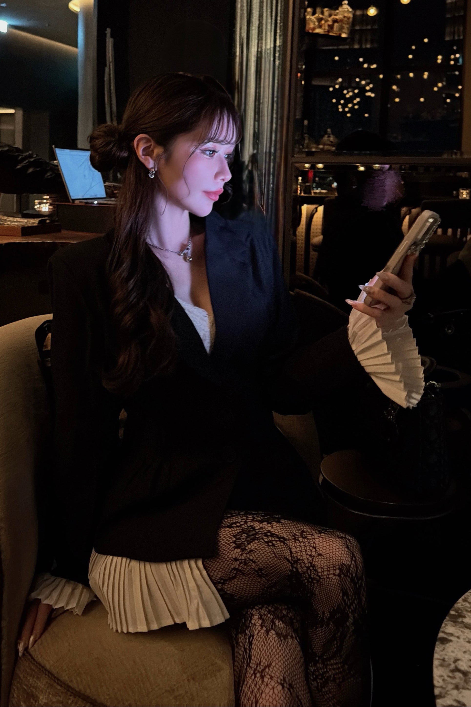 シャーリングシンプルジャケット KR13570