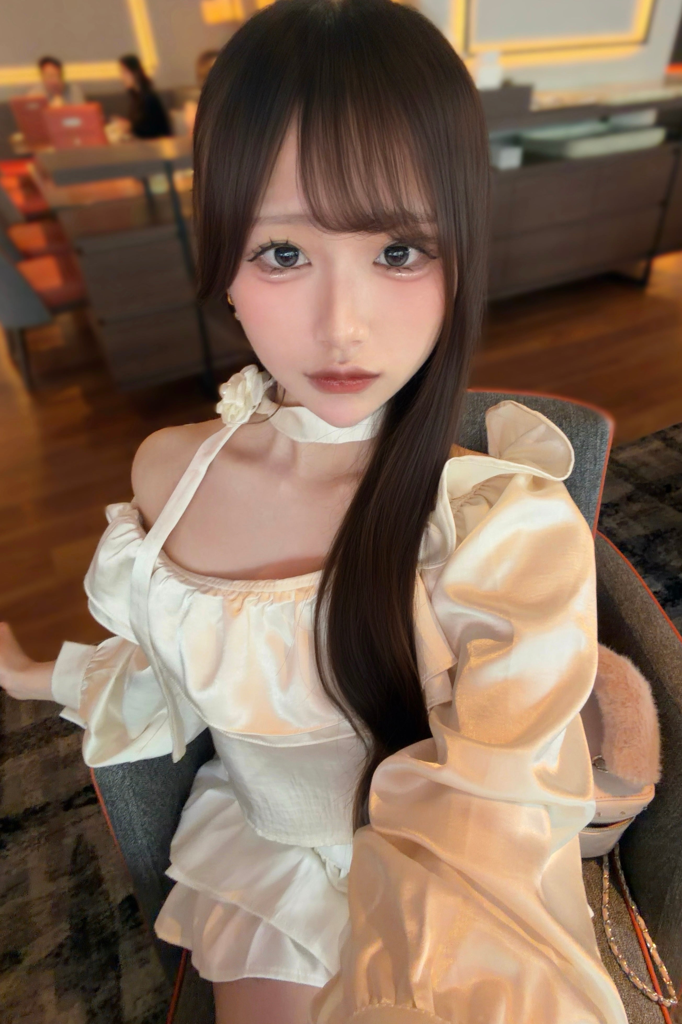 フレンチオフショルトップス KR14874