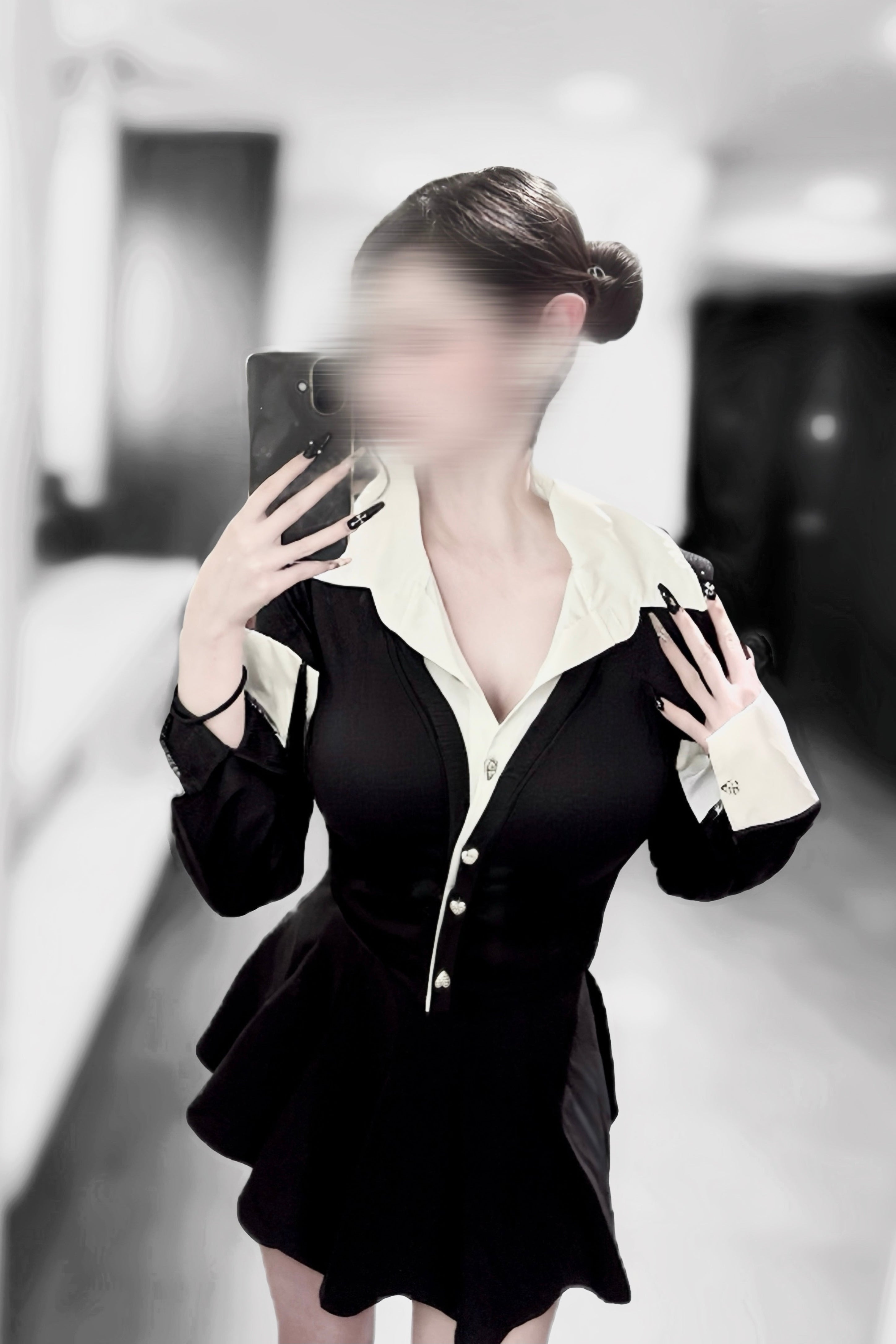 バイカラーレイヤードトップス KR12980