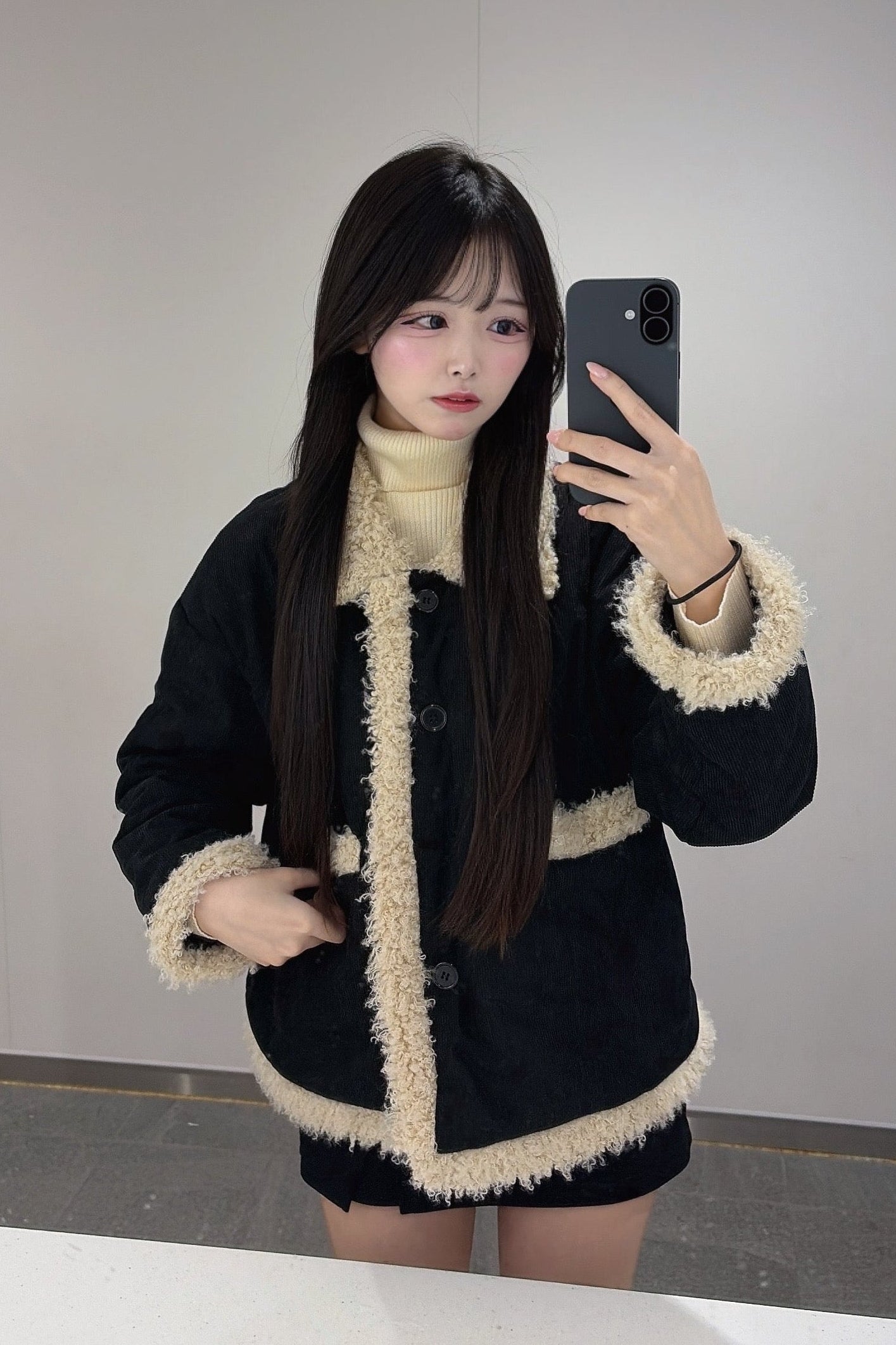 スリーブボアジャケット KR30202