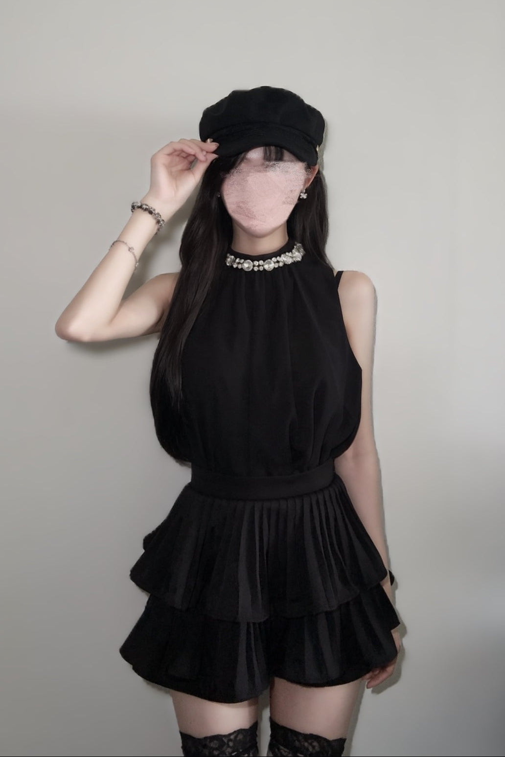 ネックビジュートップス KR15114