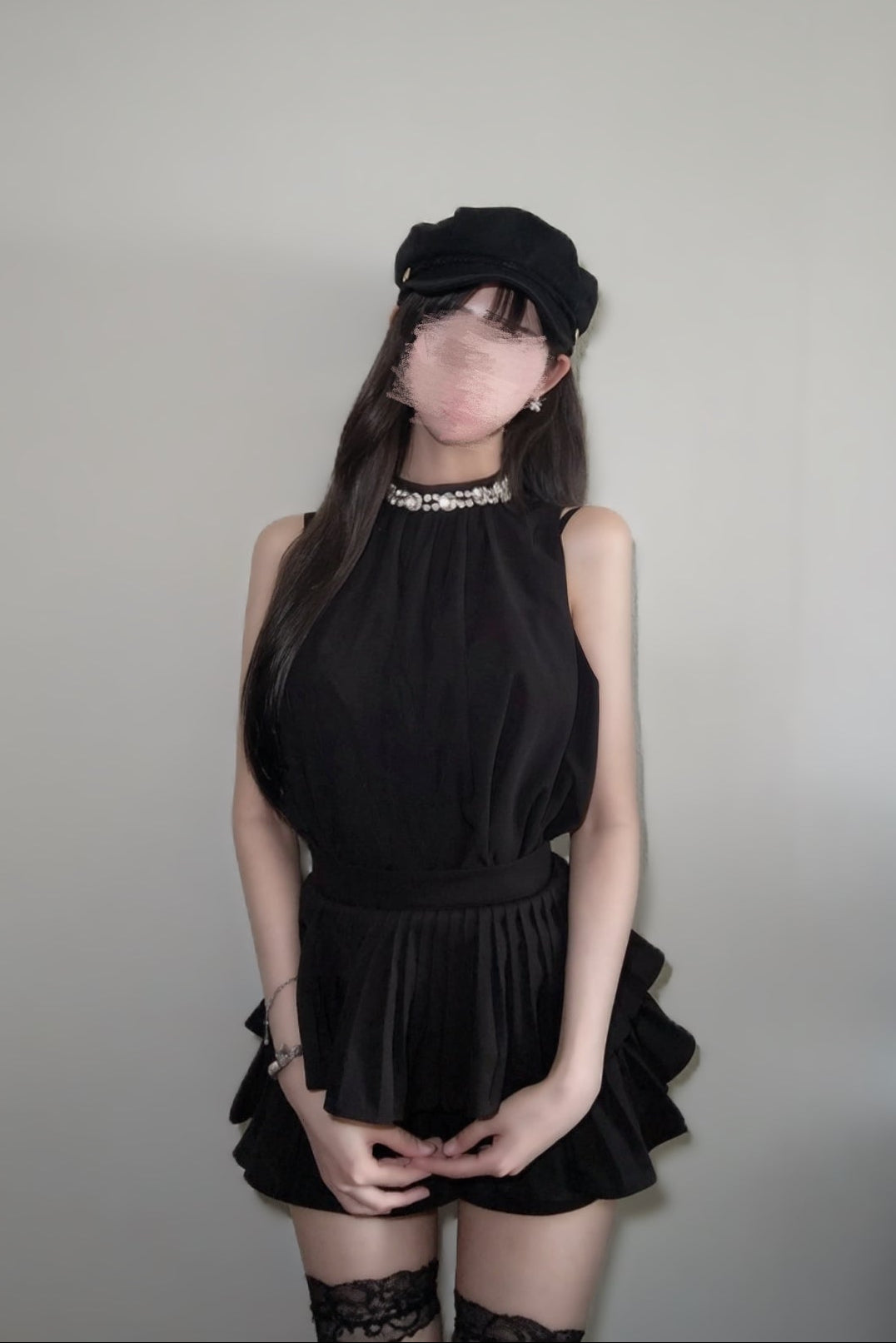 ネックビジュートップス KR15114