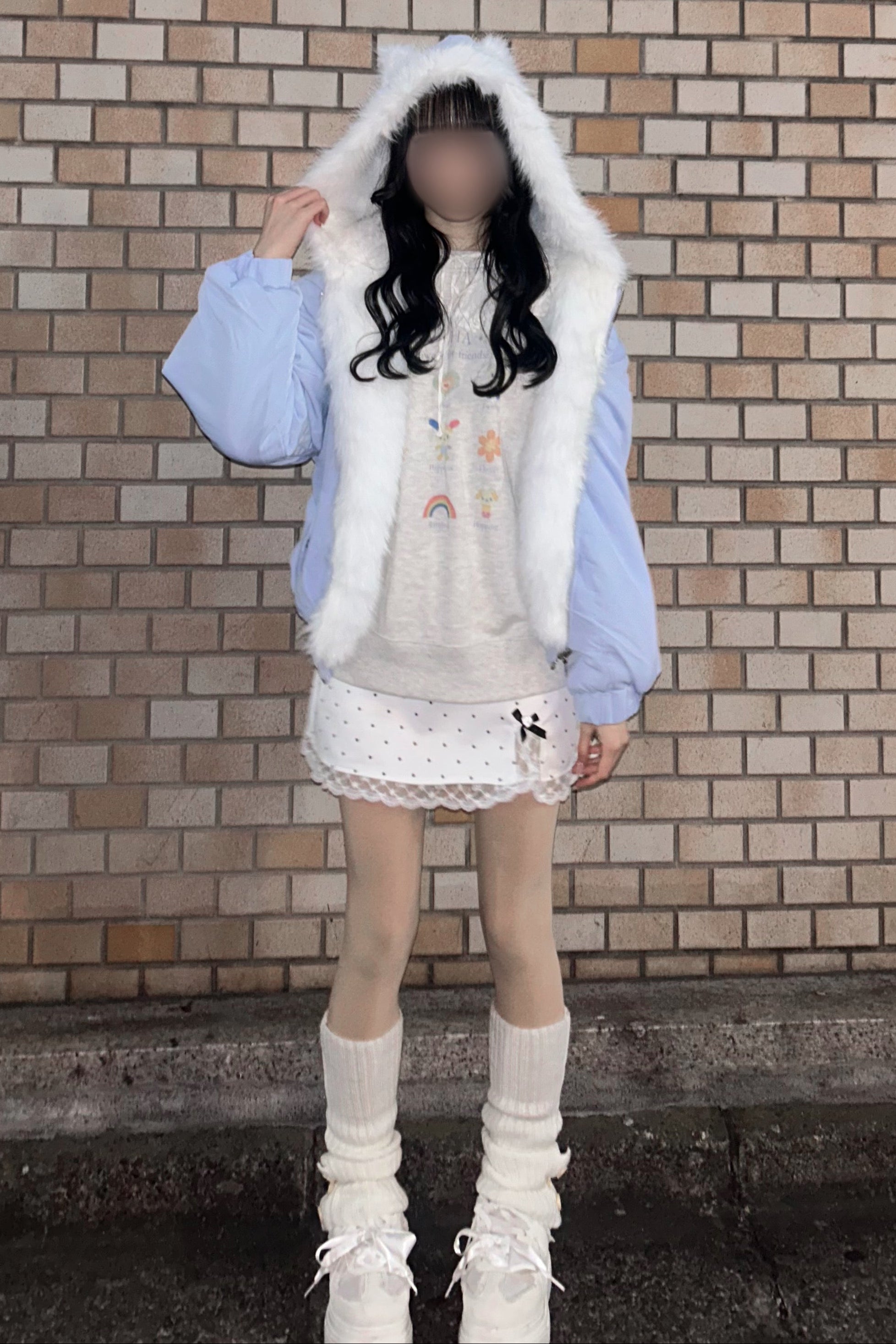 猫耳オーバーファージャケット KR30065