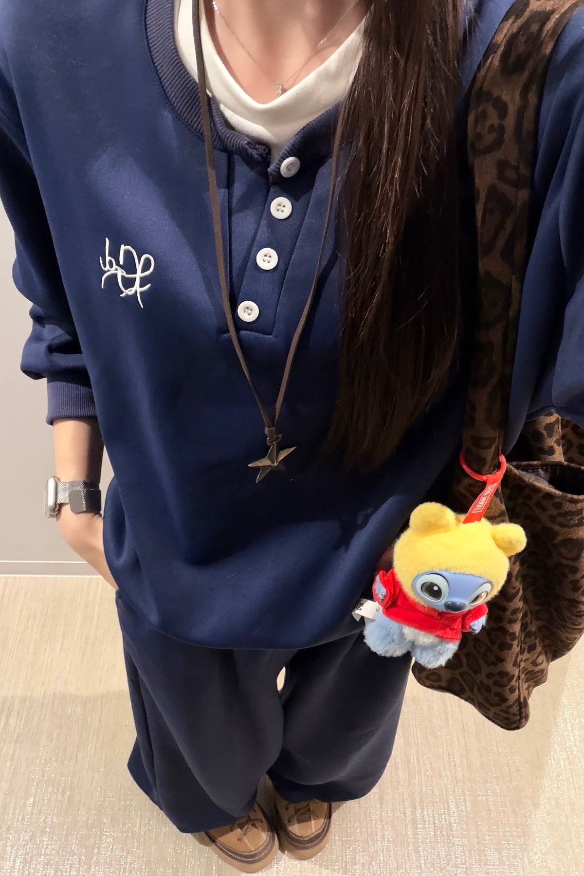 ヘンリーネックスウェットセットアップ KR30744
