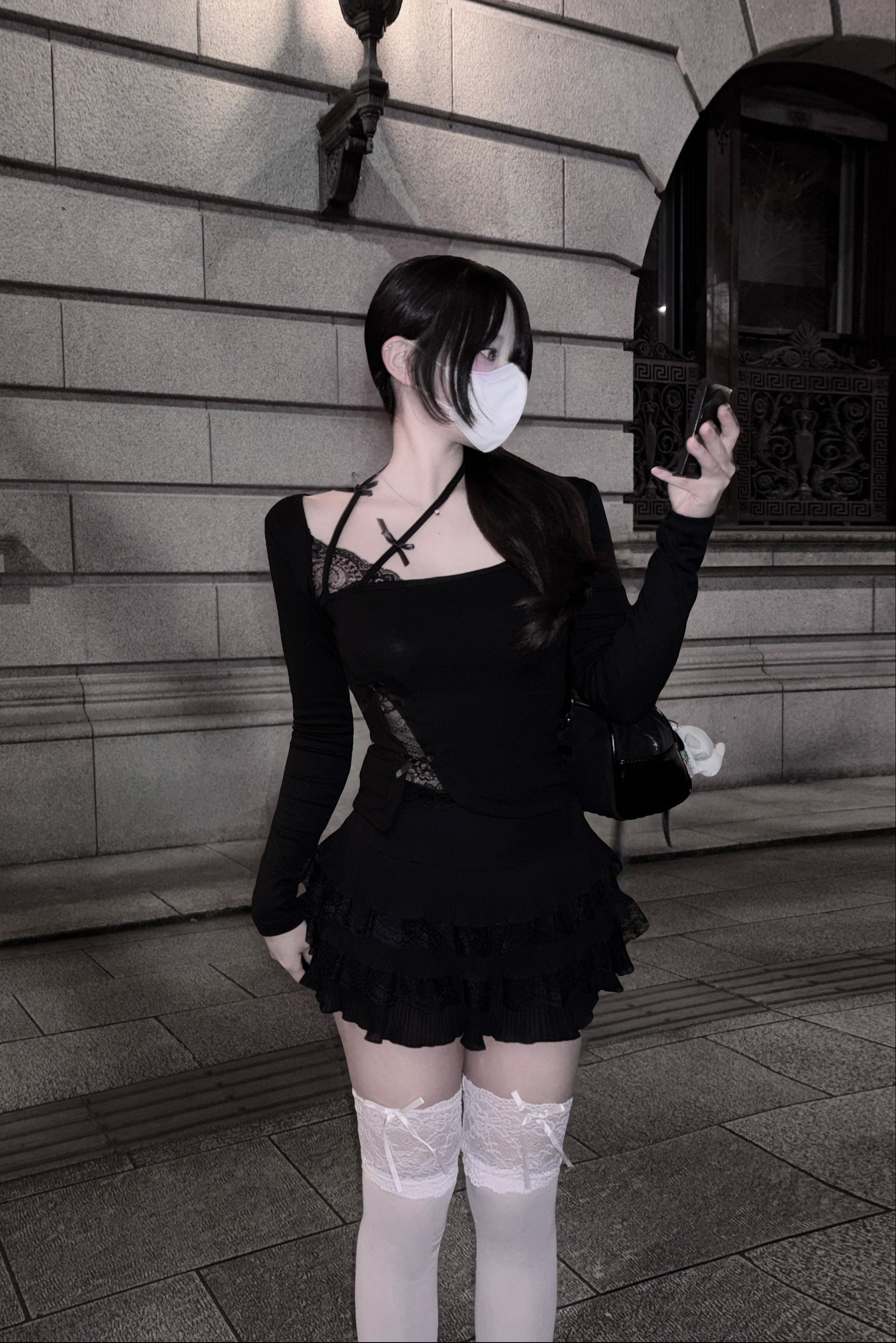 レースアシメトップス KR14245