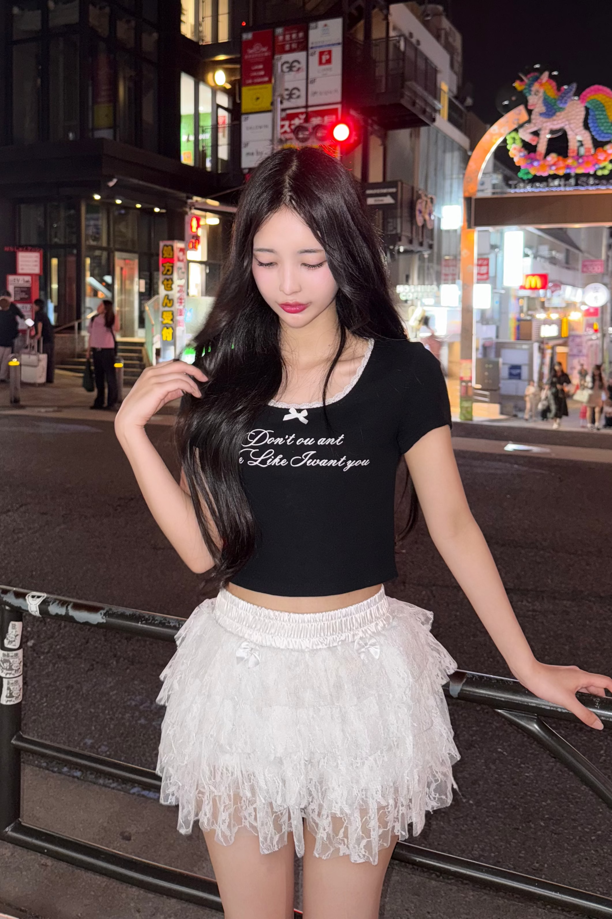 リボンレースメロウTシャツ KR10189
